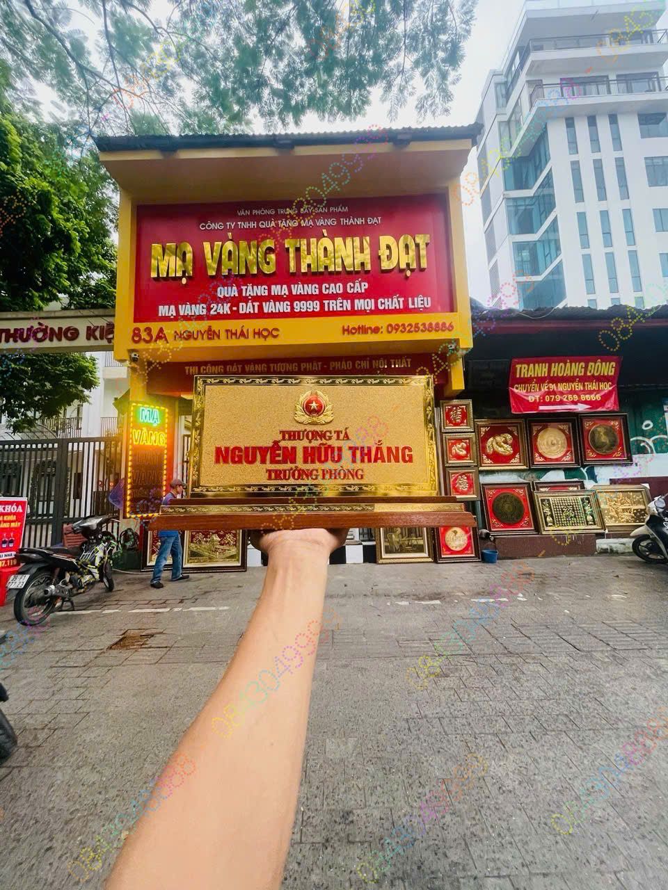 BIỂN CHỨC DANH THƯỢNG TÁ
