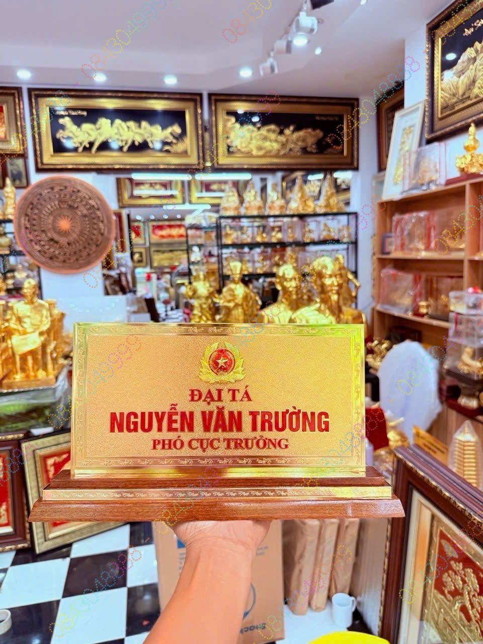 BIỂN CHỨC DANH THƯỢNG TÁ