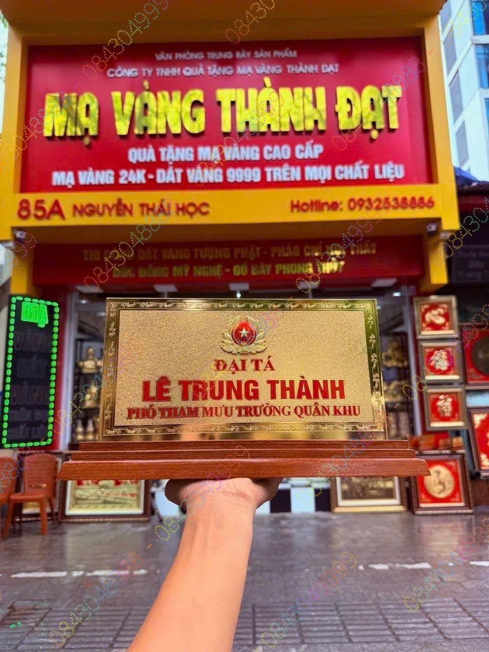 BIỂN CHỨC DANH THIẾU TƯỚNG HVQP
