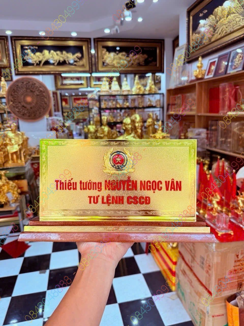 BIỂN CHỨC DANH CÔNG AN CSCĐ1