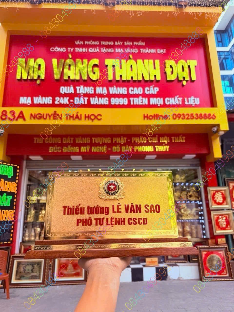 BIỂN CHỨC DANH ĐẠI TÁ CÔNG AN M2