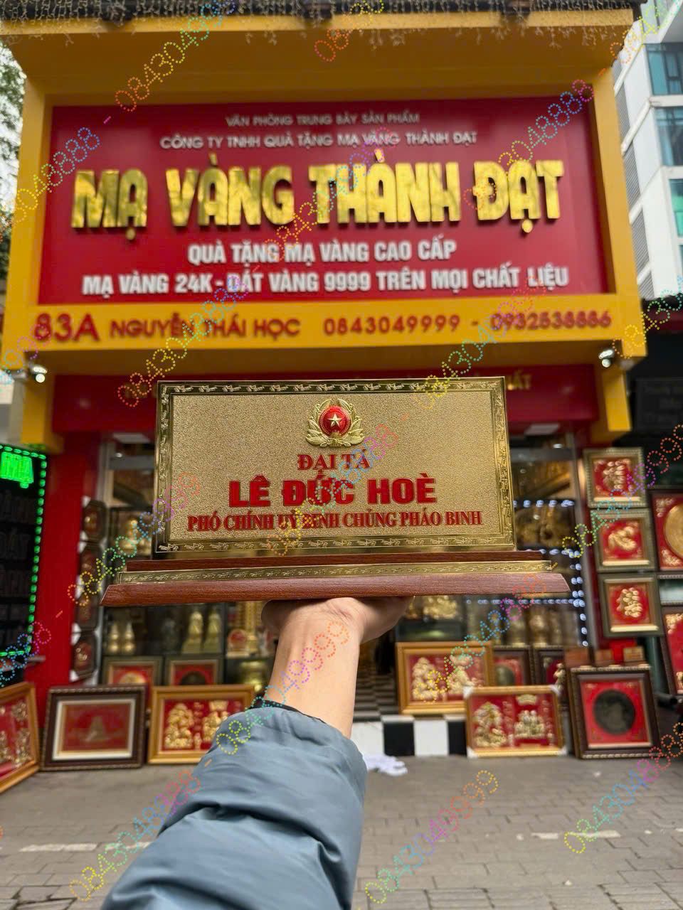 BIỂN CHỨC DANH PHÓ CHÍNH UỶ BÌNH CHỦNG PHÁO BINH