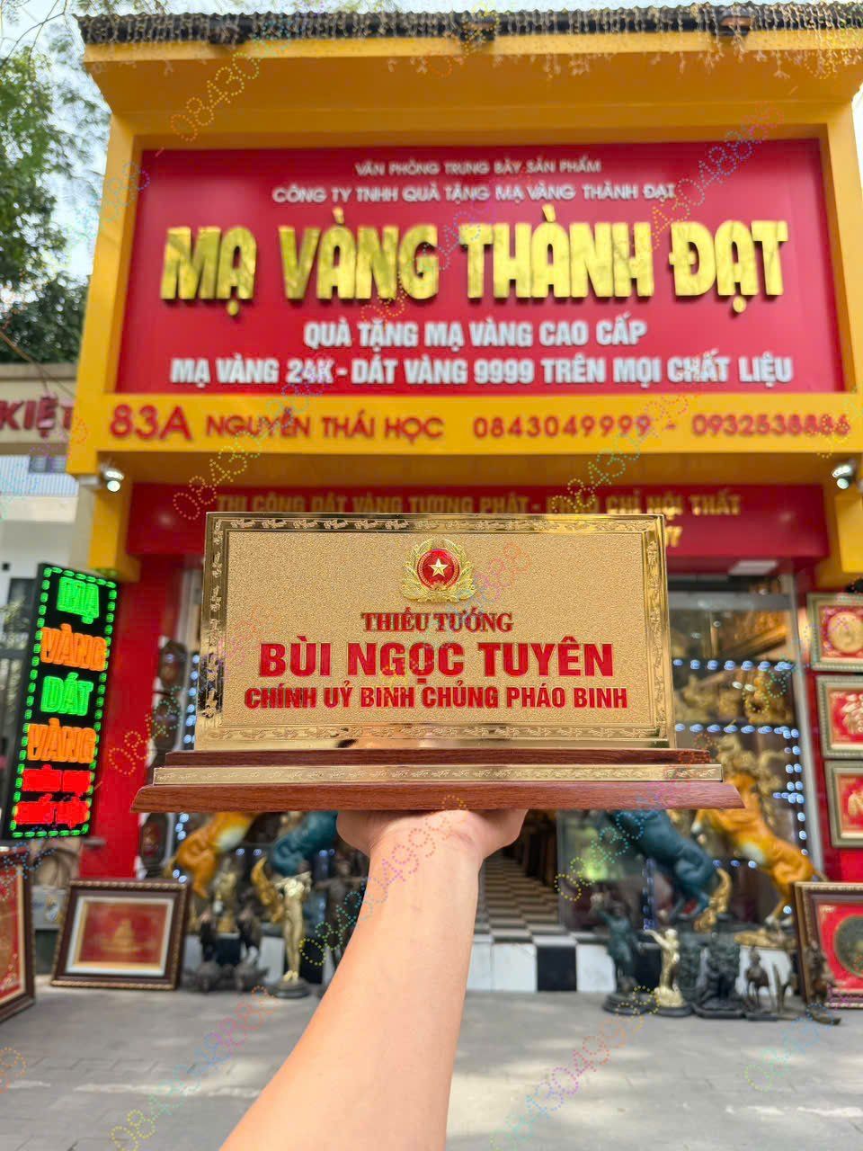 BIỂN CHỨC DANH CHÍNH ỦY BINH CHỦNG PHÁO BINH