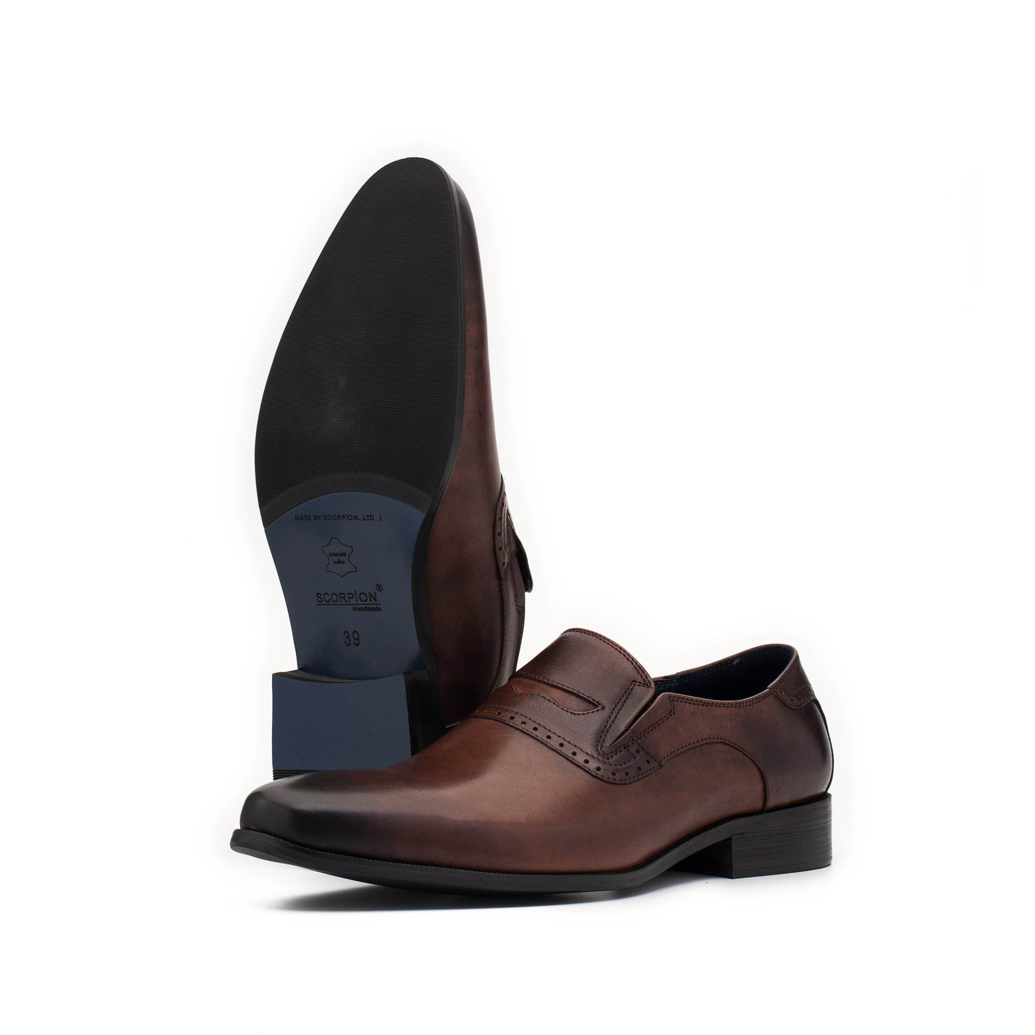 Giày Loafer Nam Nâu 938.26