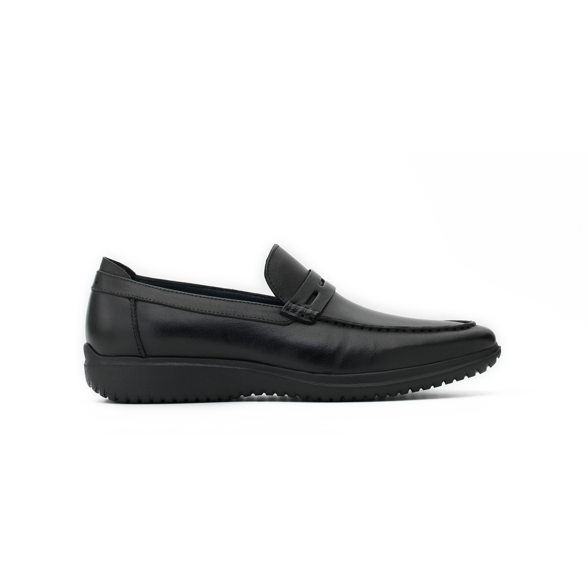 Giày Moccasin Nam Da Đen 28VĐ.5