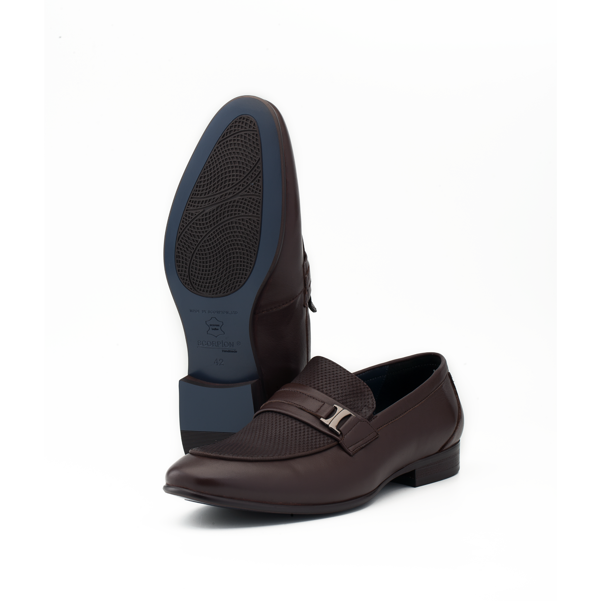 Giày Loafer Nam Nâu 938.33
