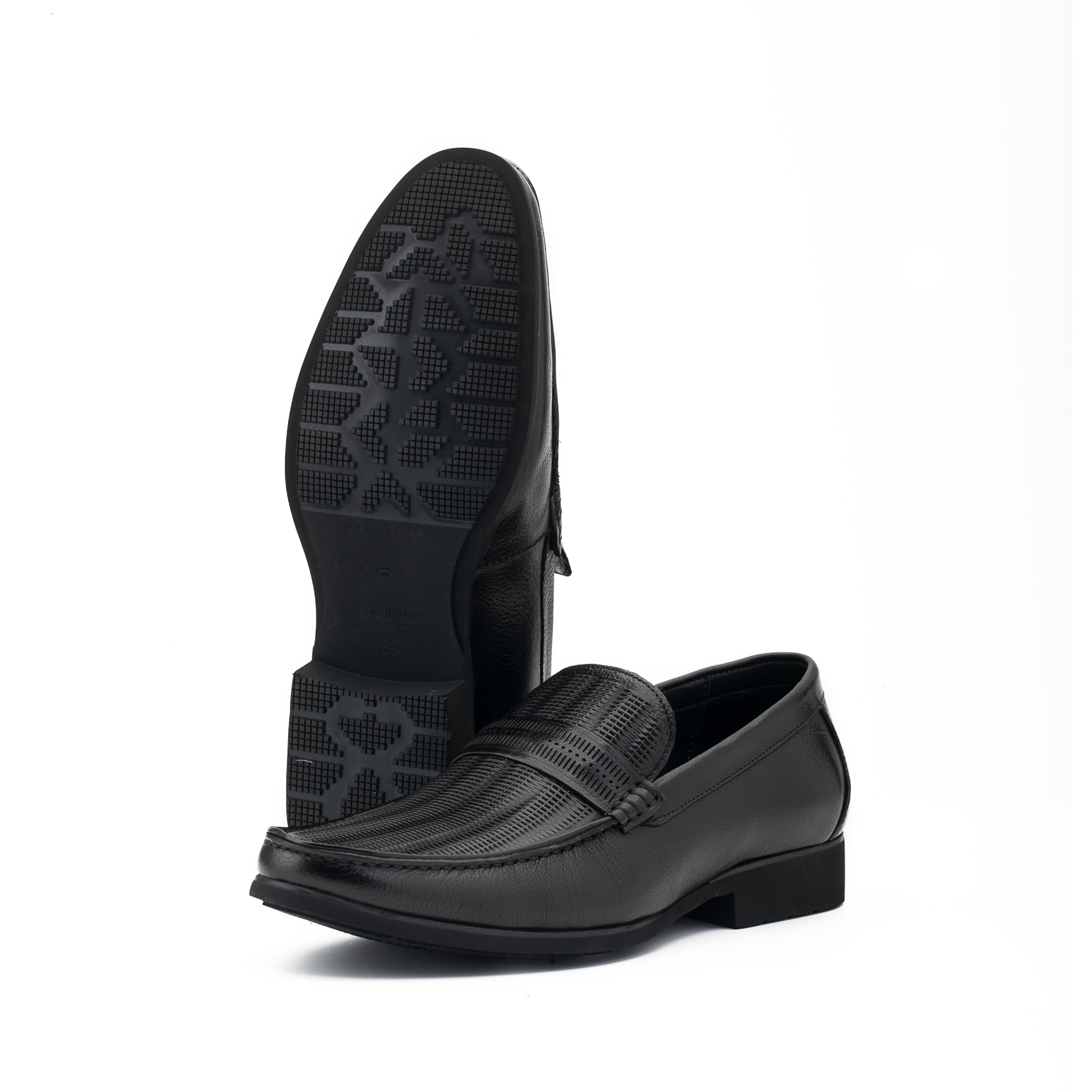 Giày Loafer Nam Đen 28A.19