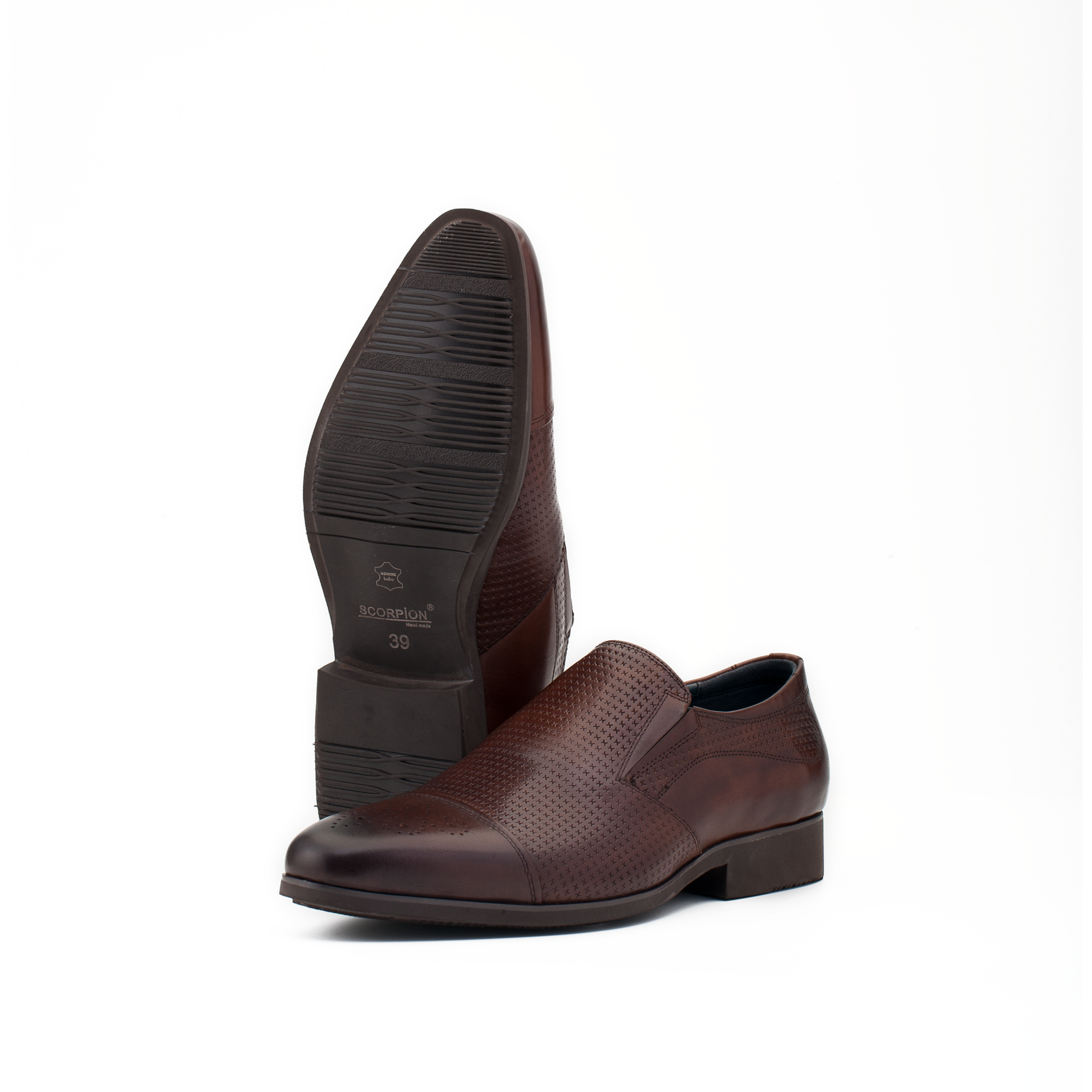 Giày Loafer Nam Nâu 938.56