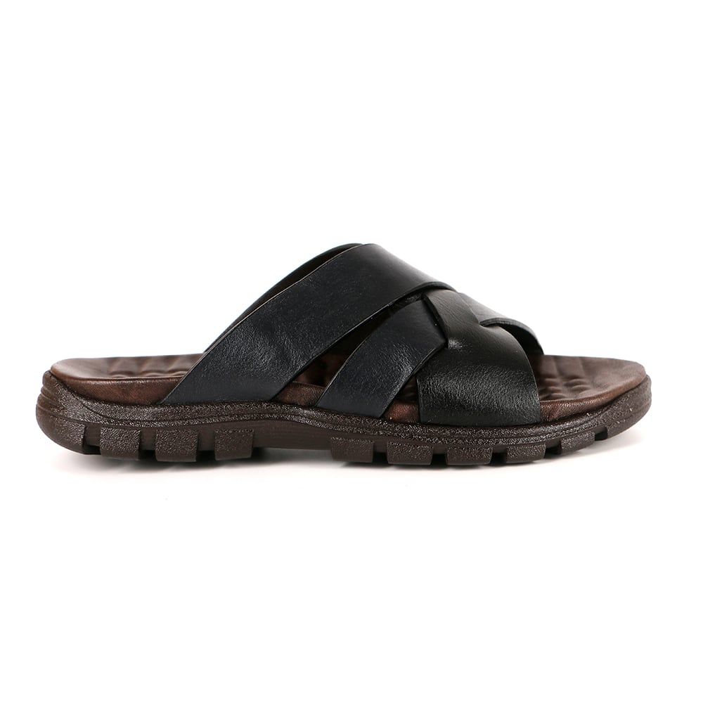 Sandal Da Nam Đế Vân Nâu Đen 933.5