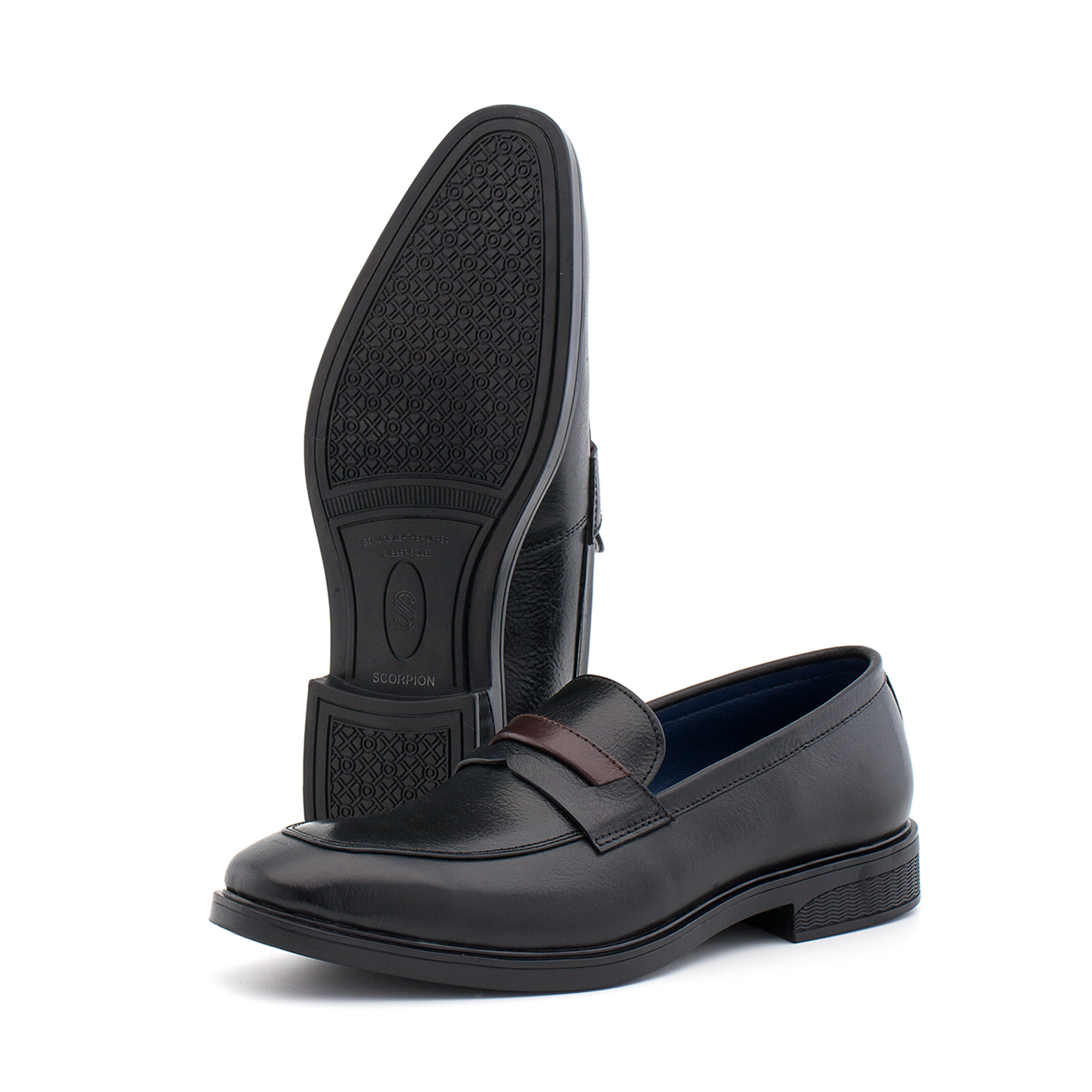 Giày Loafer Nam Đen 128Đ.28