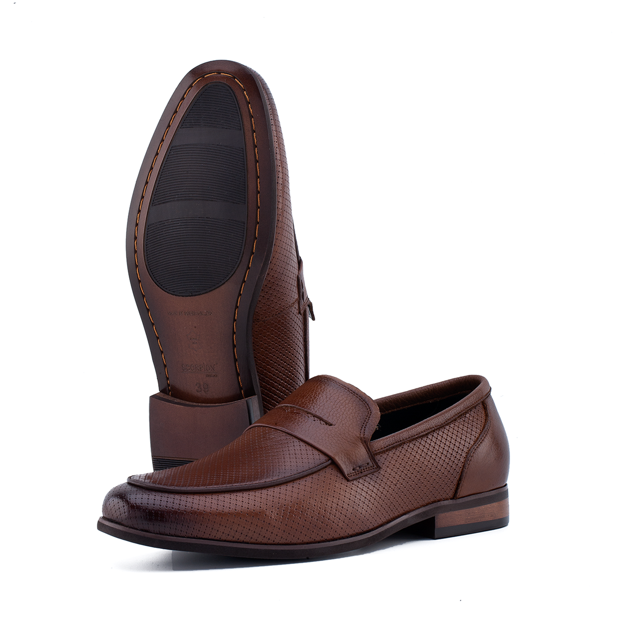 Giày Loafer Nam Nâu 28A.33