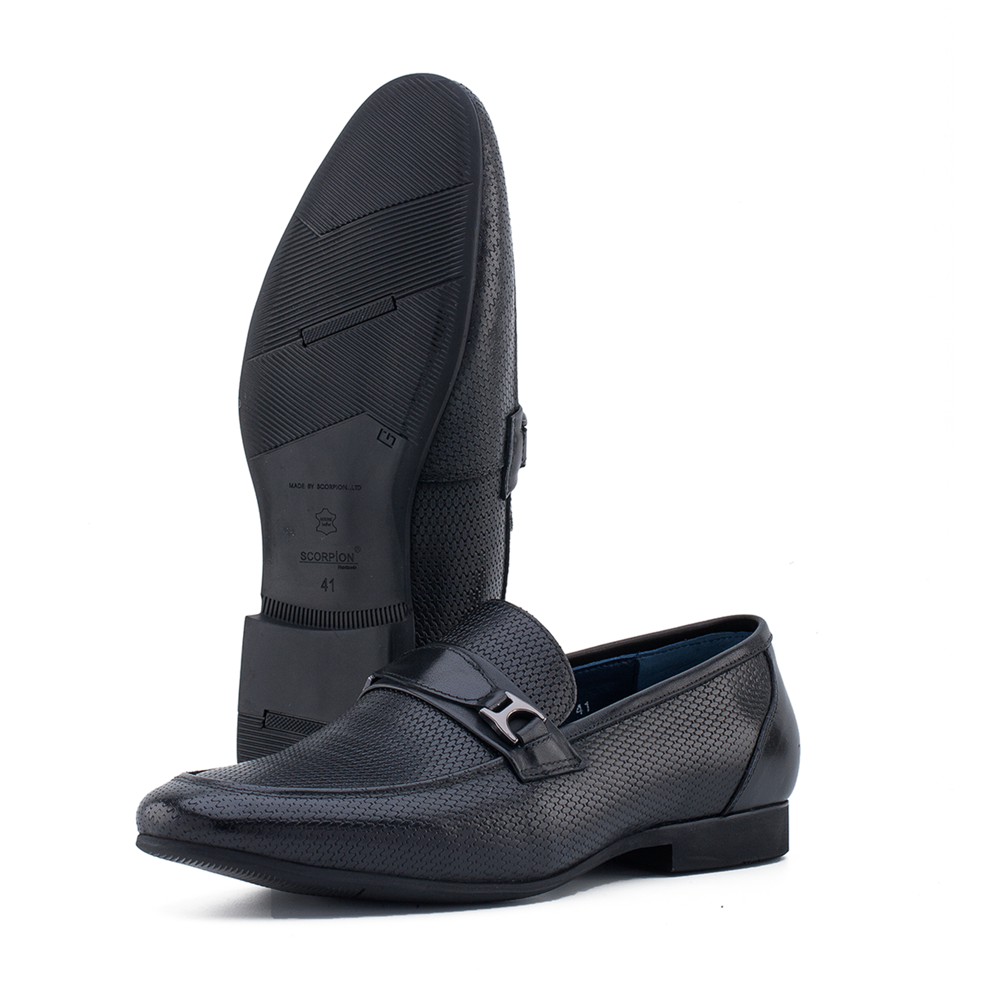 Giày Loafer Nam Đen 28A.41