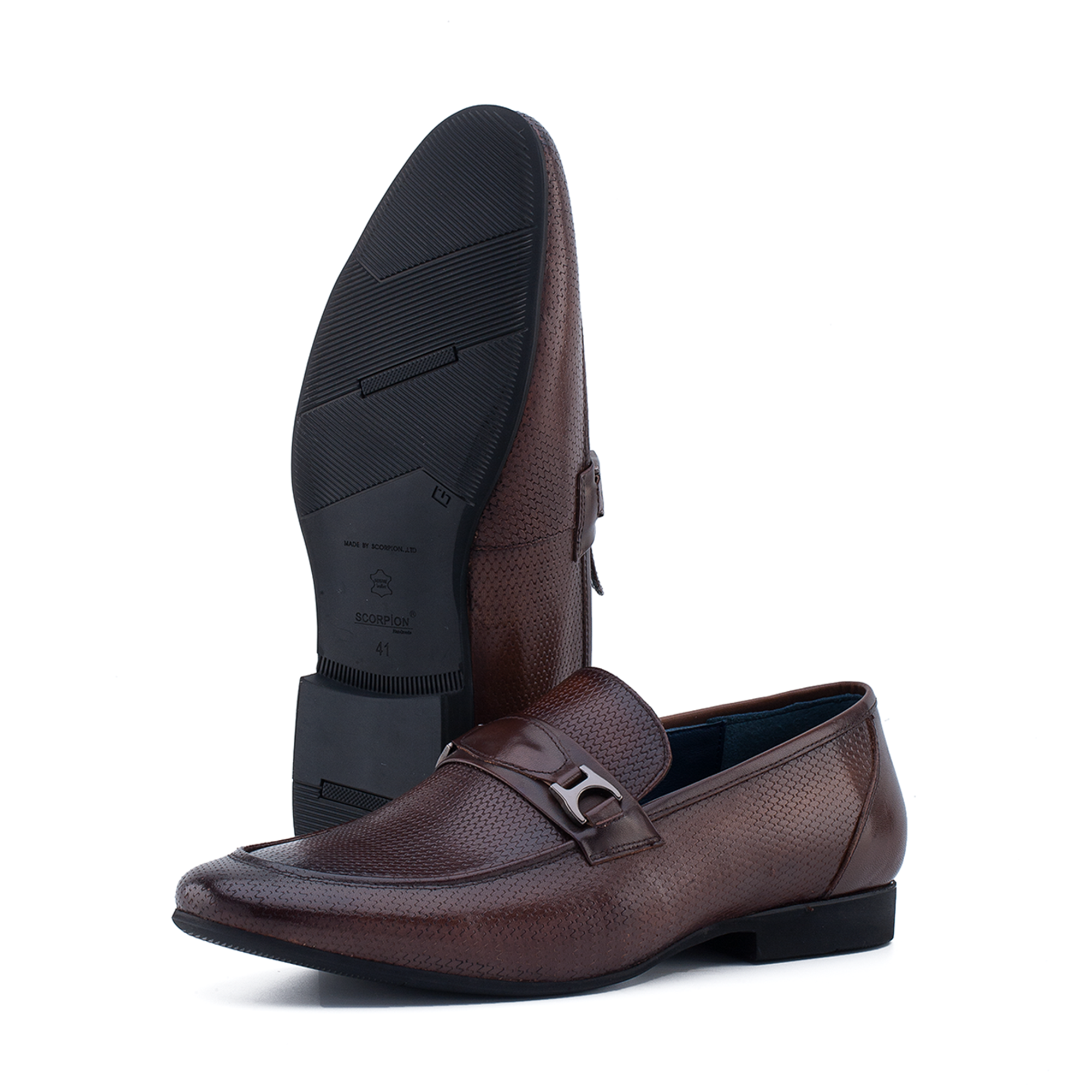 Giày Loafer Nam Nâu 28A.42