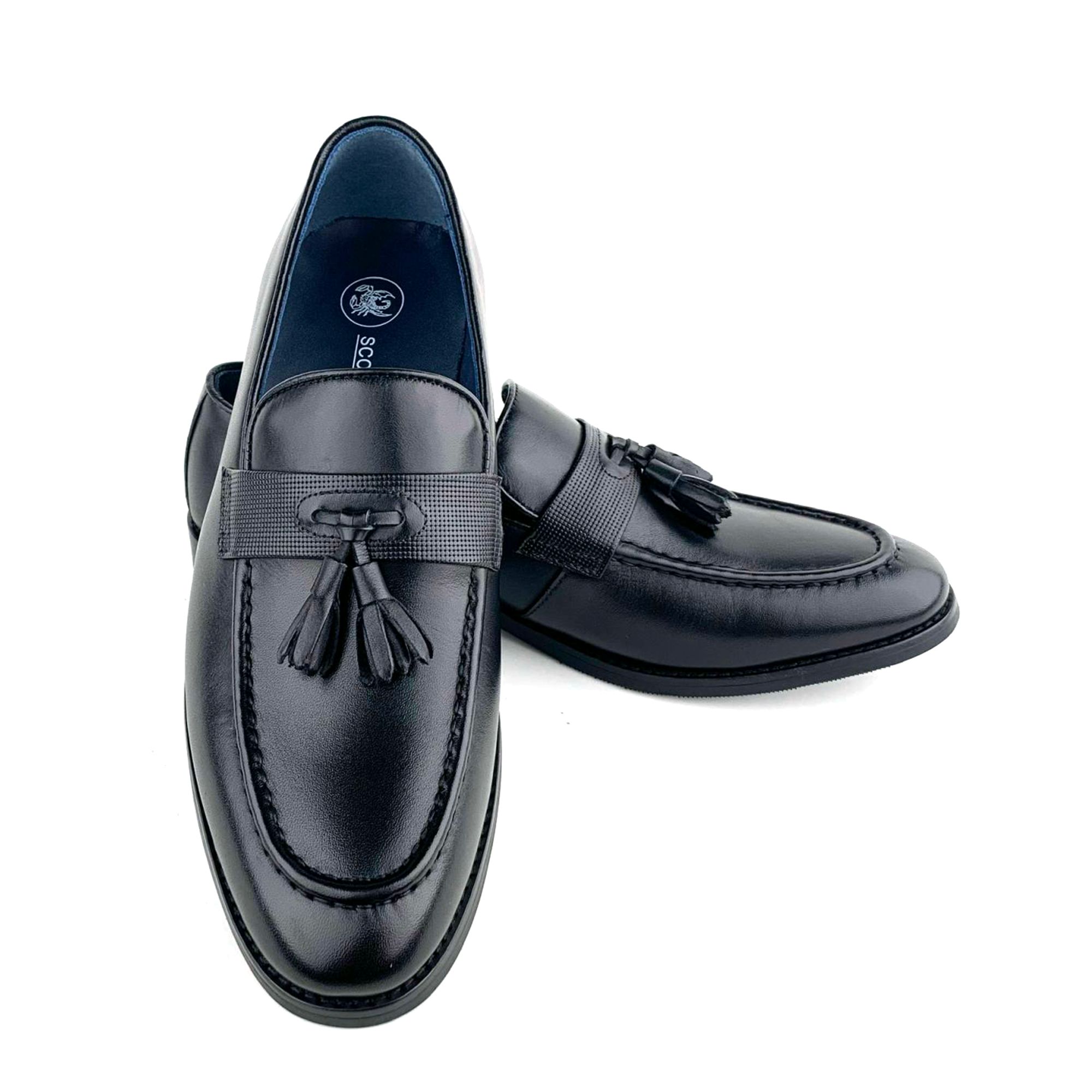 Giày Loafer Nam Đen 28A.46
