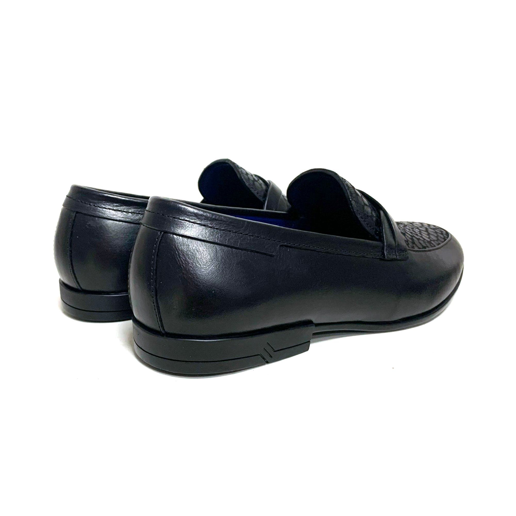 Giày Loafer Nam Đen 28Đ.60