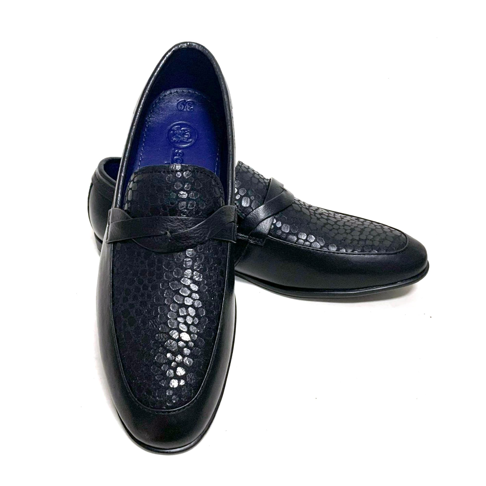 Giày Loafer Nam Đen 28Đ.60
