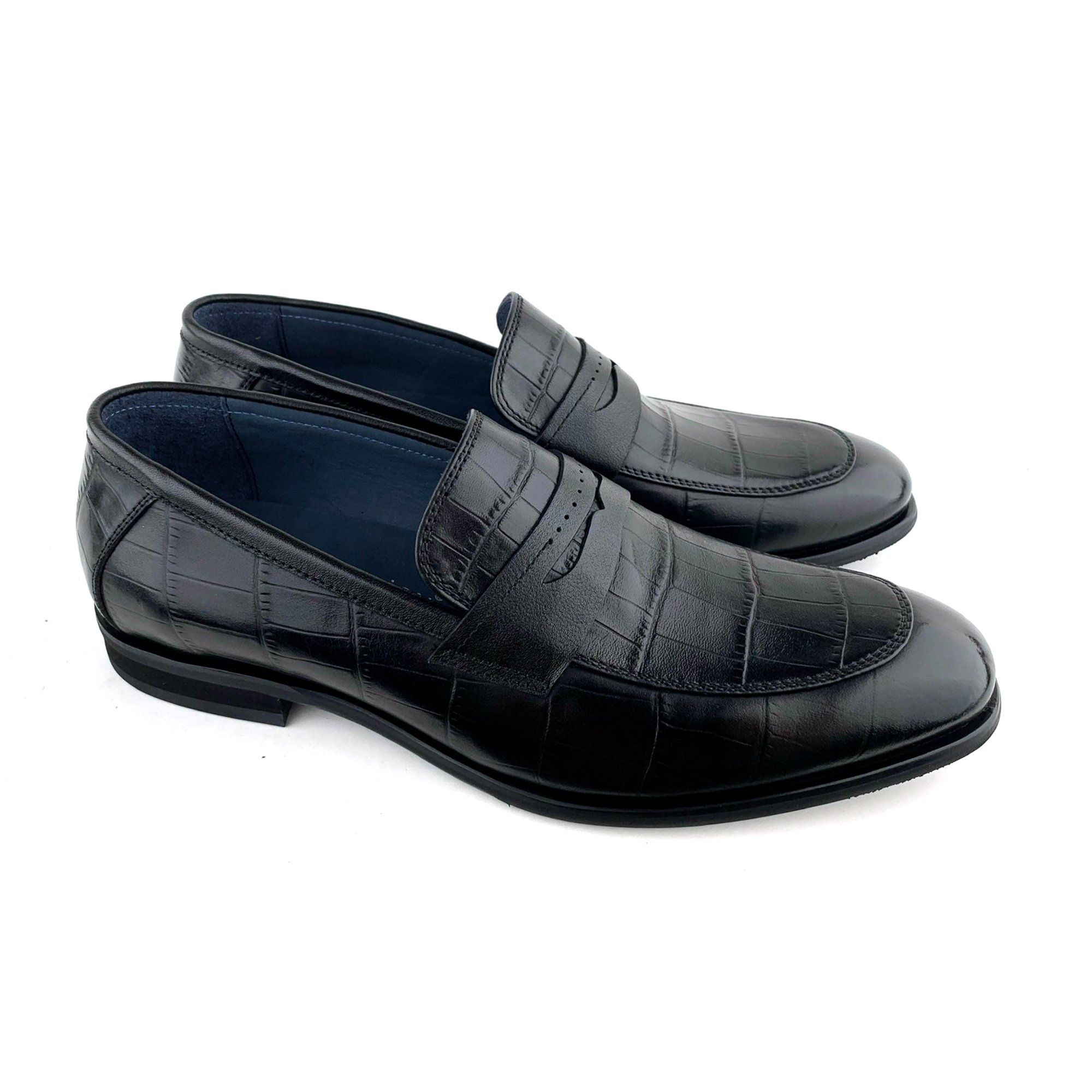 Giày Loafer Nam Đen 28G.1
