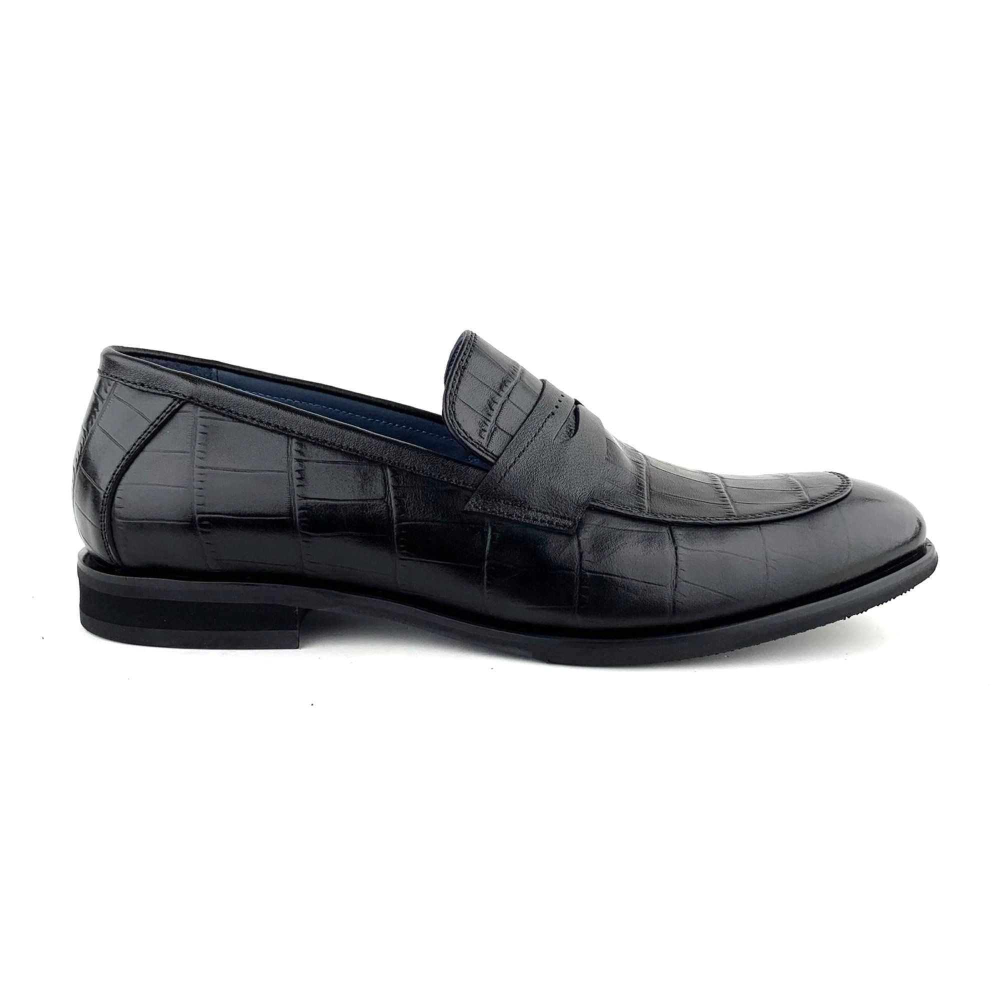 Giày Loafer Nam Đen 28G.1