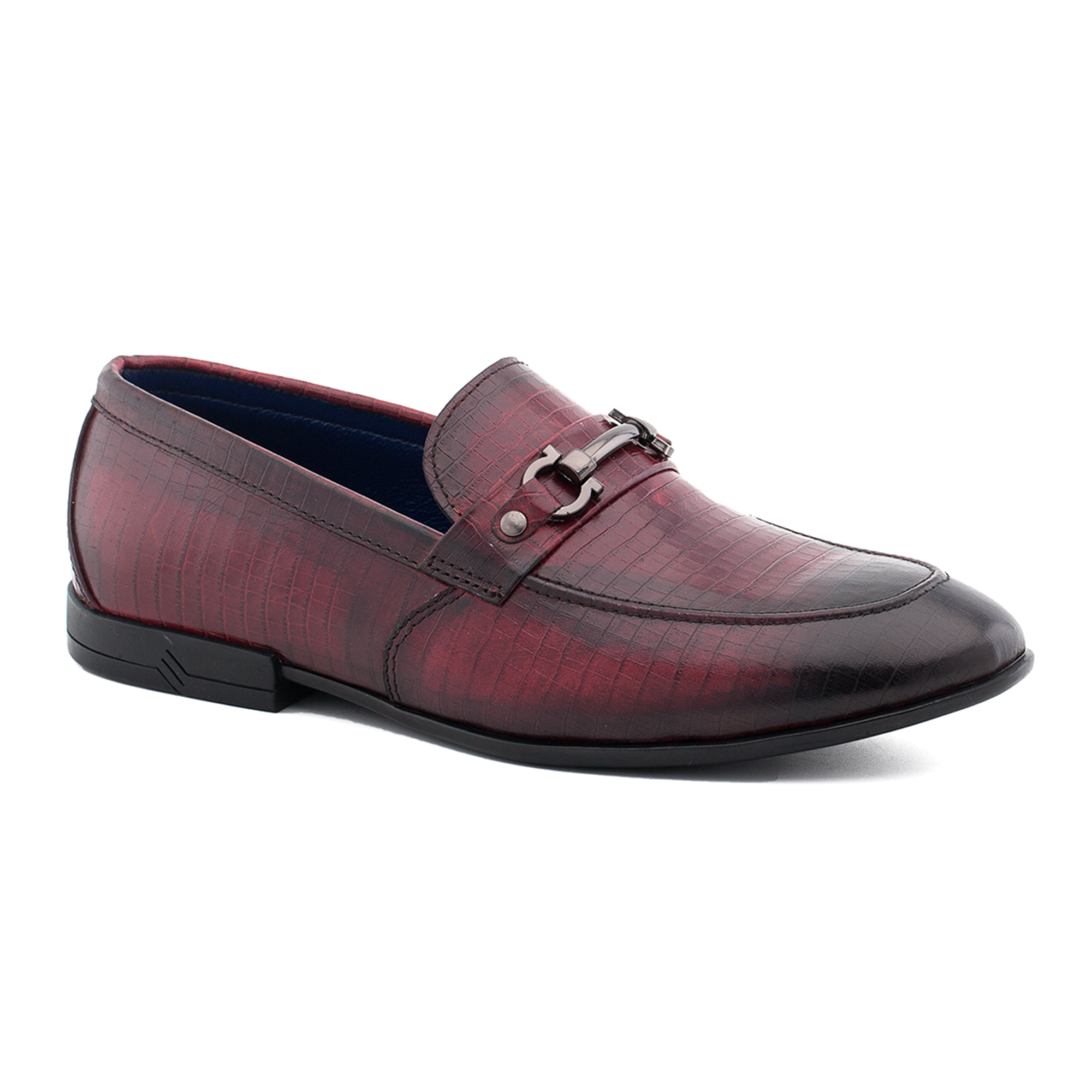 Giày Loafer Nam Đỏ Mận 28M.36