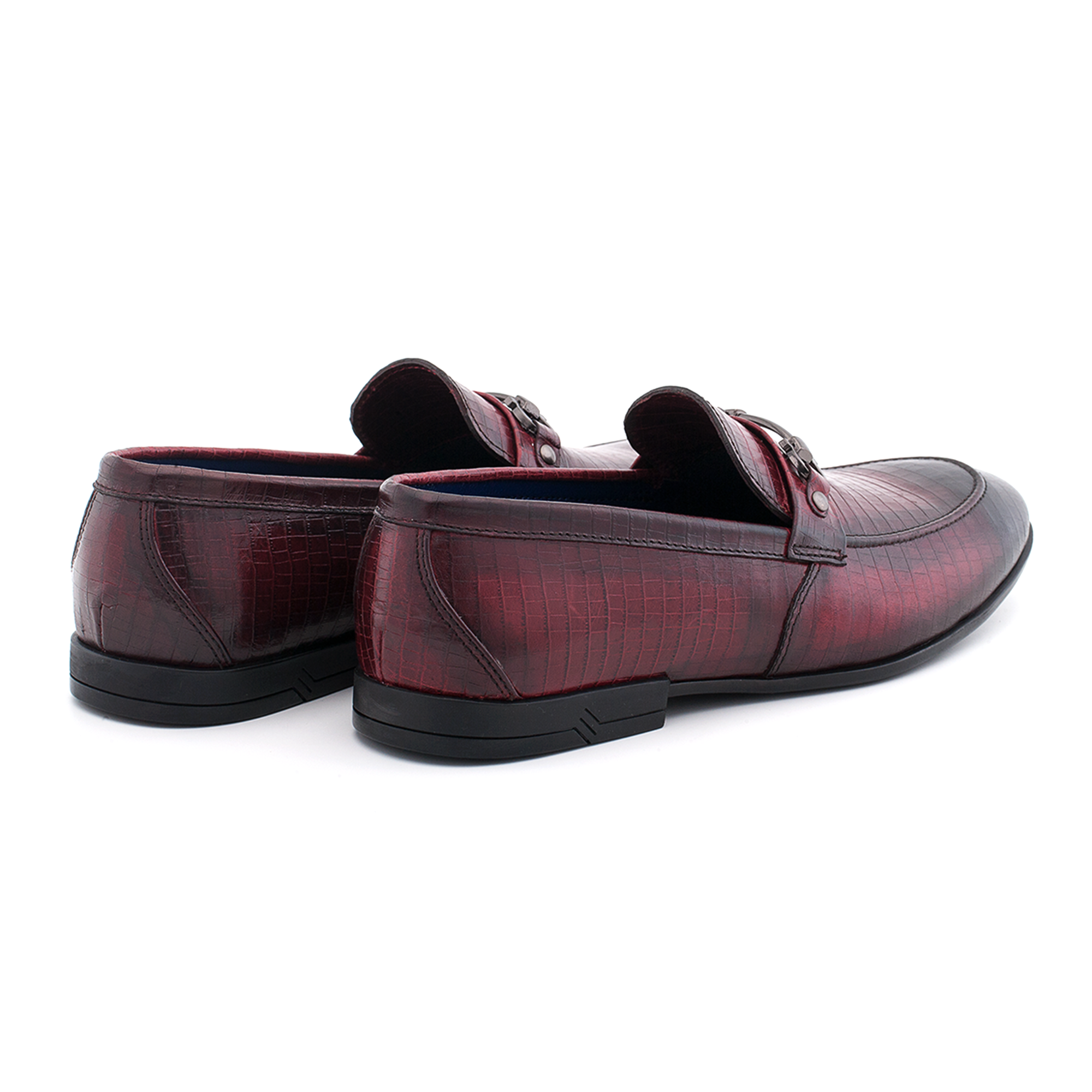 Giày Loafer Nam Đỏ Mận 28M.36