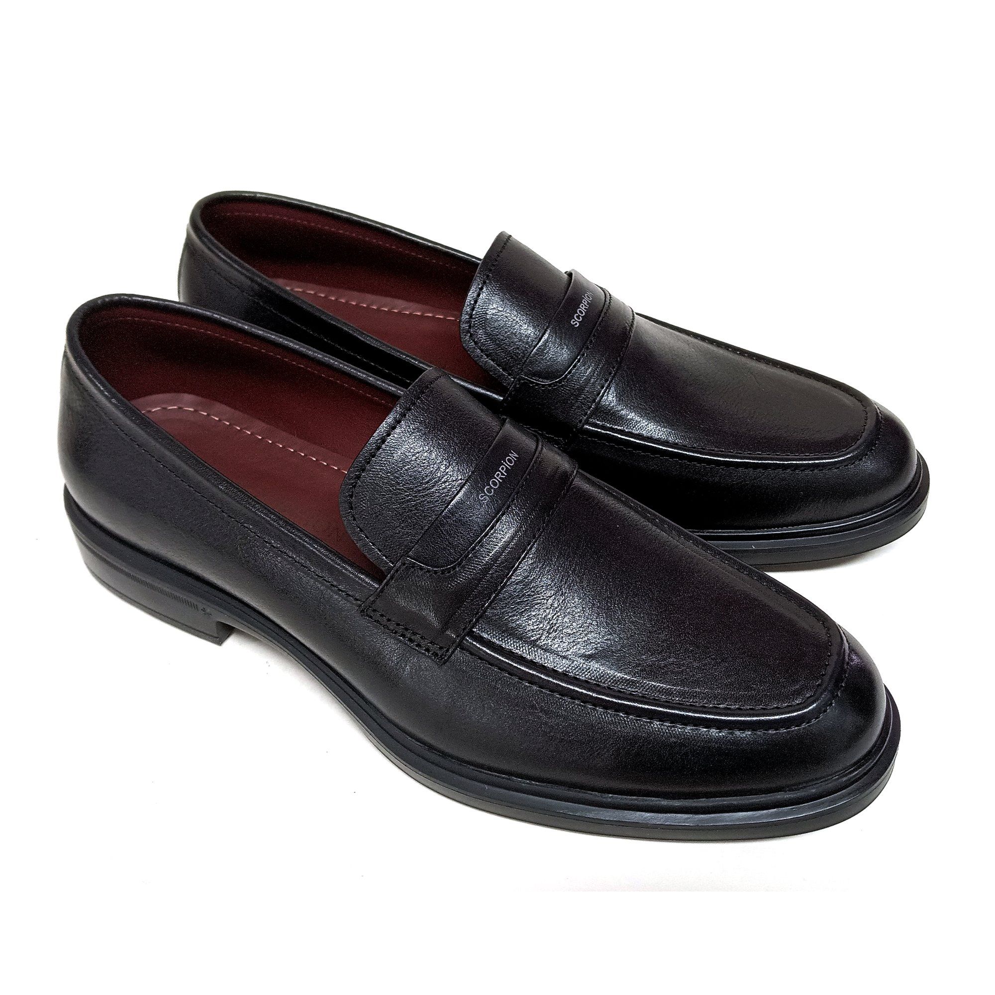 Giày Loafer Nam Đen 28MA.1