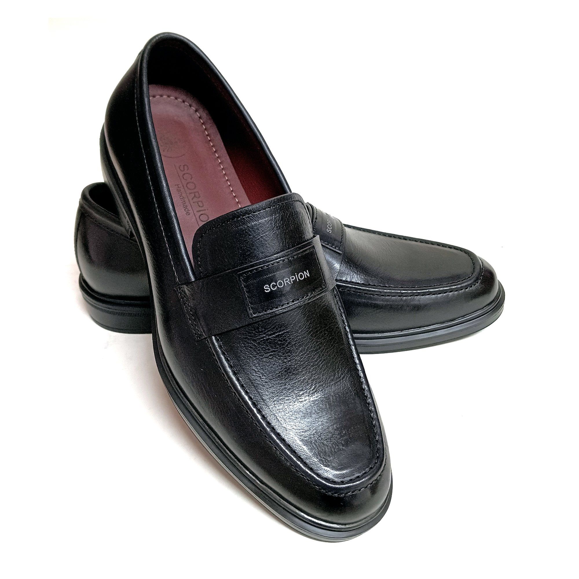 Giày Loafer Nam Đen 28MA.2