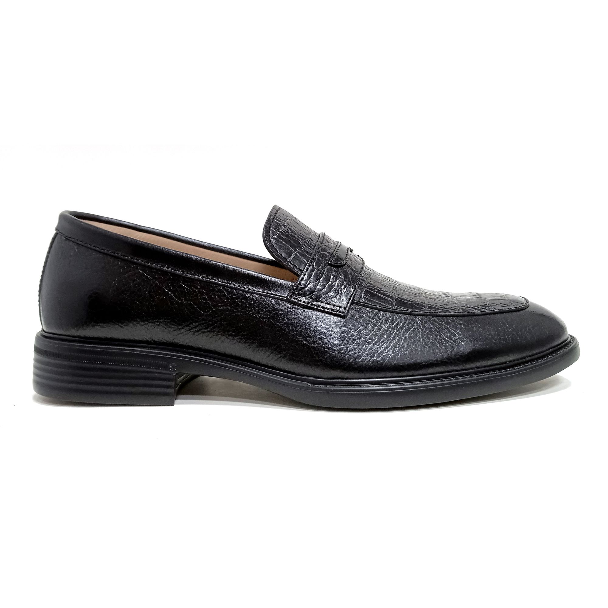 Giày Loafer Nam Đen 28MC.1