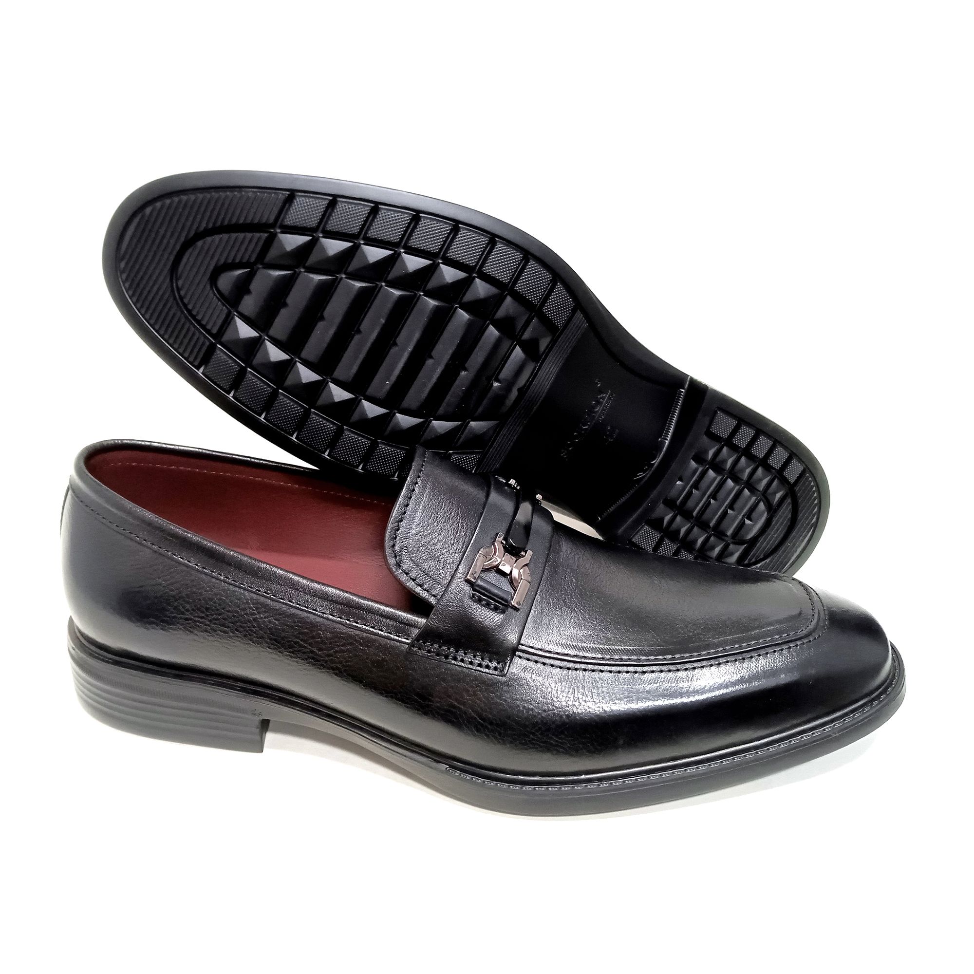 Giày Loafer Nam Đen 28MC.3