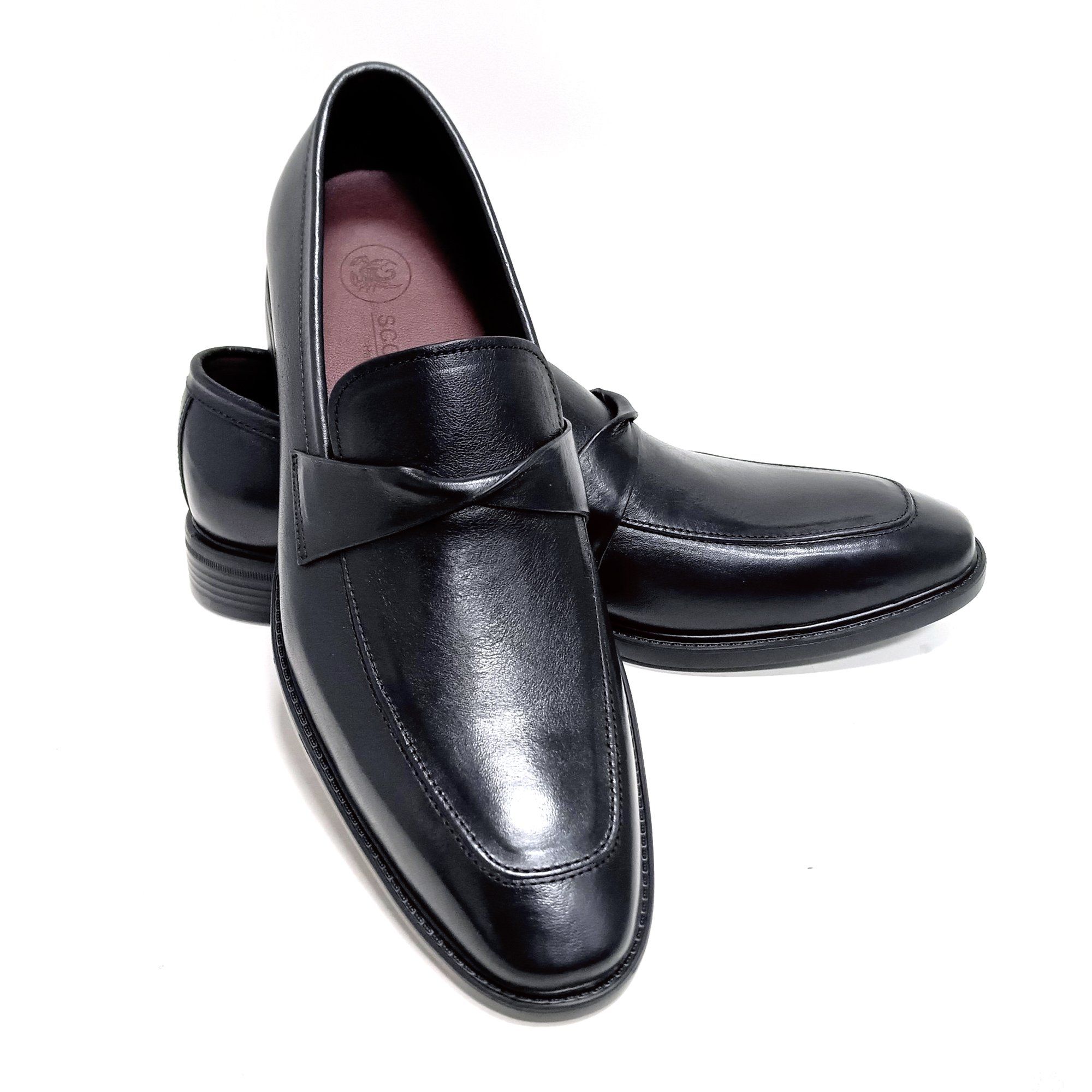 Giày Loafer Nam Đen 28MC.5