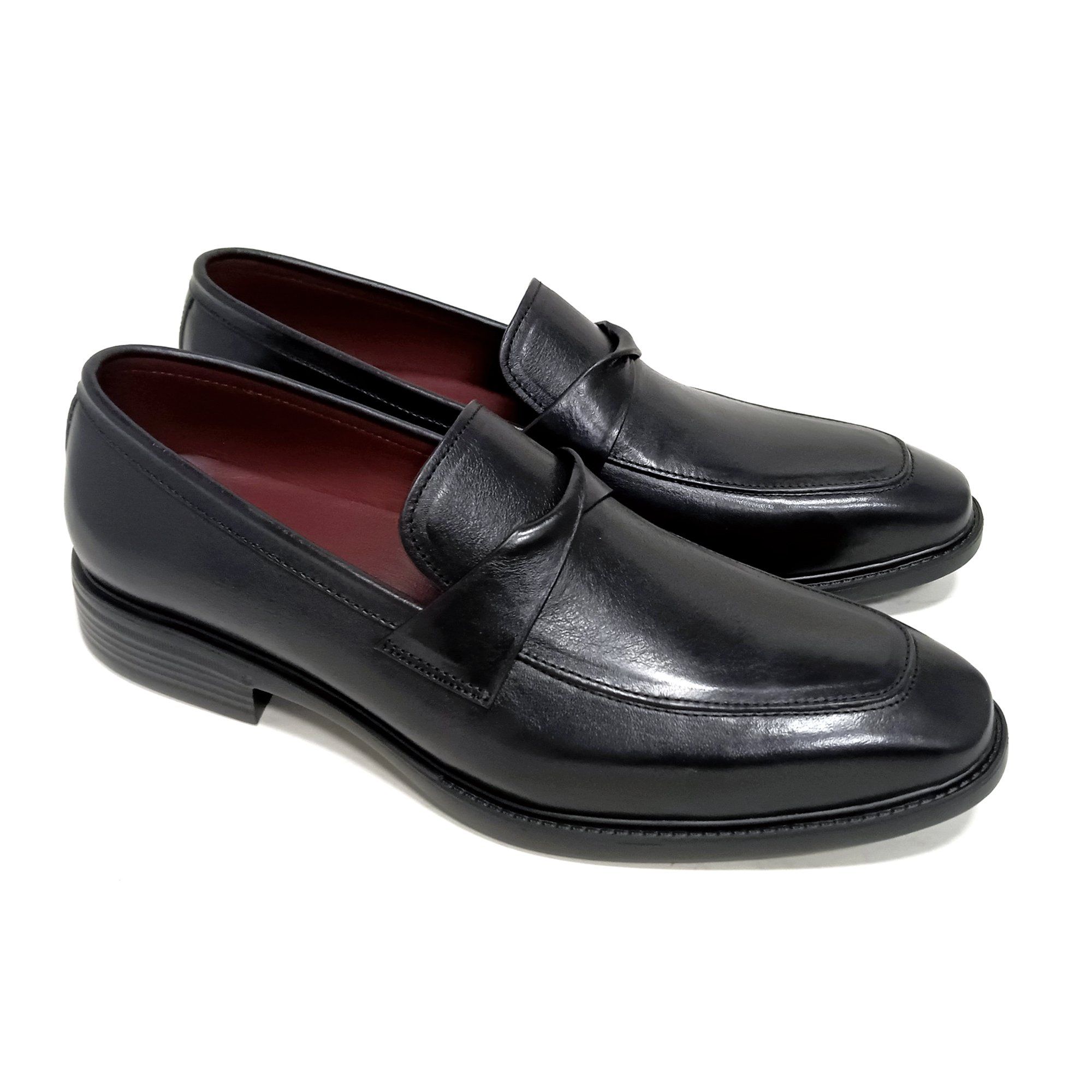 Giày Loafer Nam Đen 28MC.5