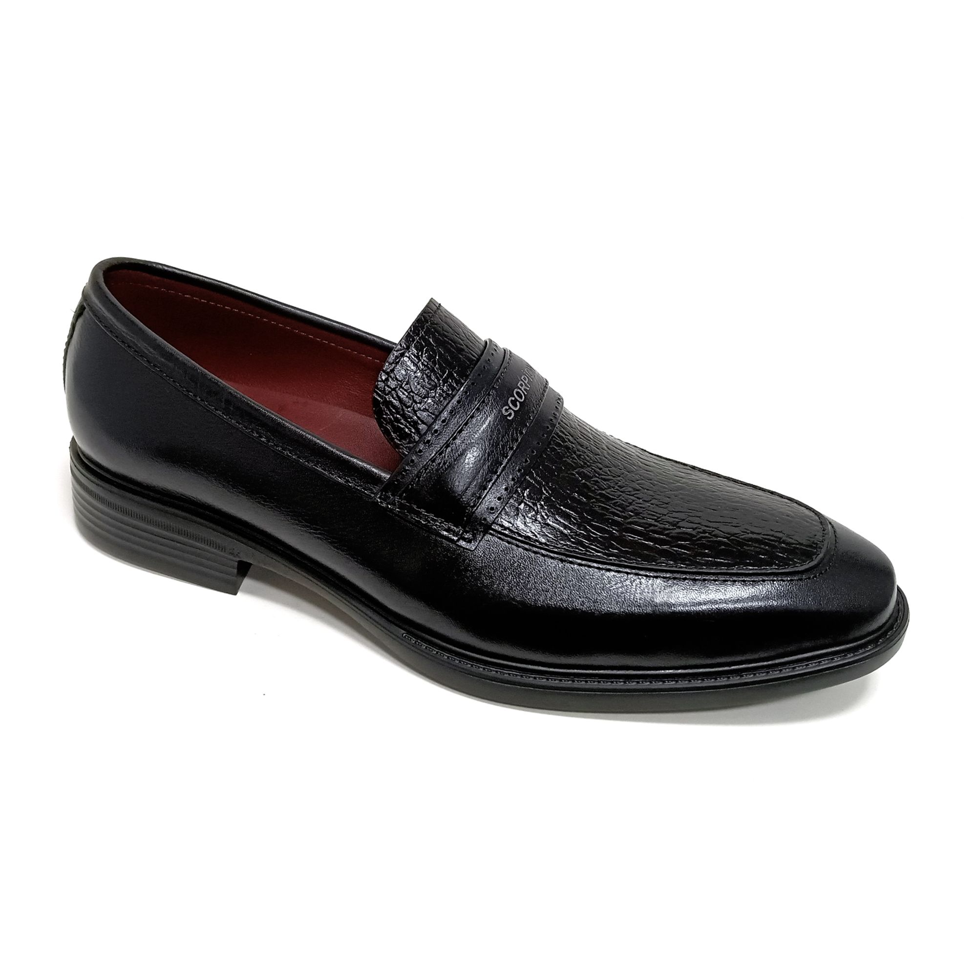 Giày Loafer Nam Đen 28MC.6