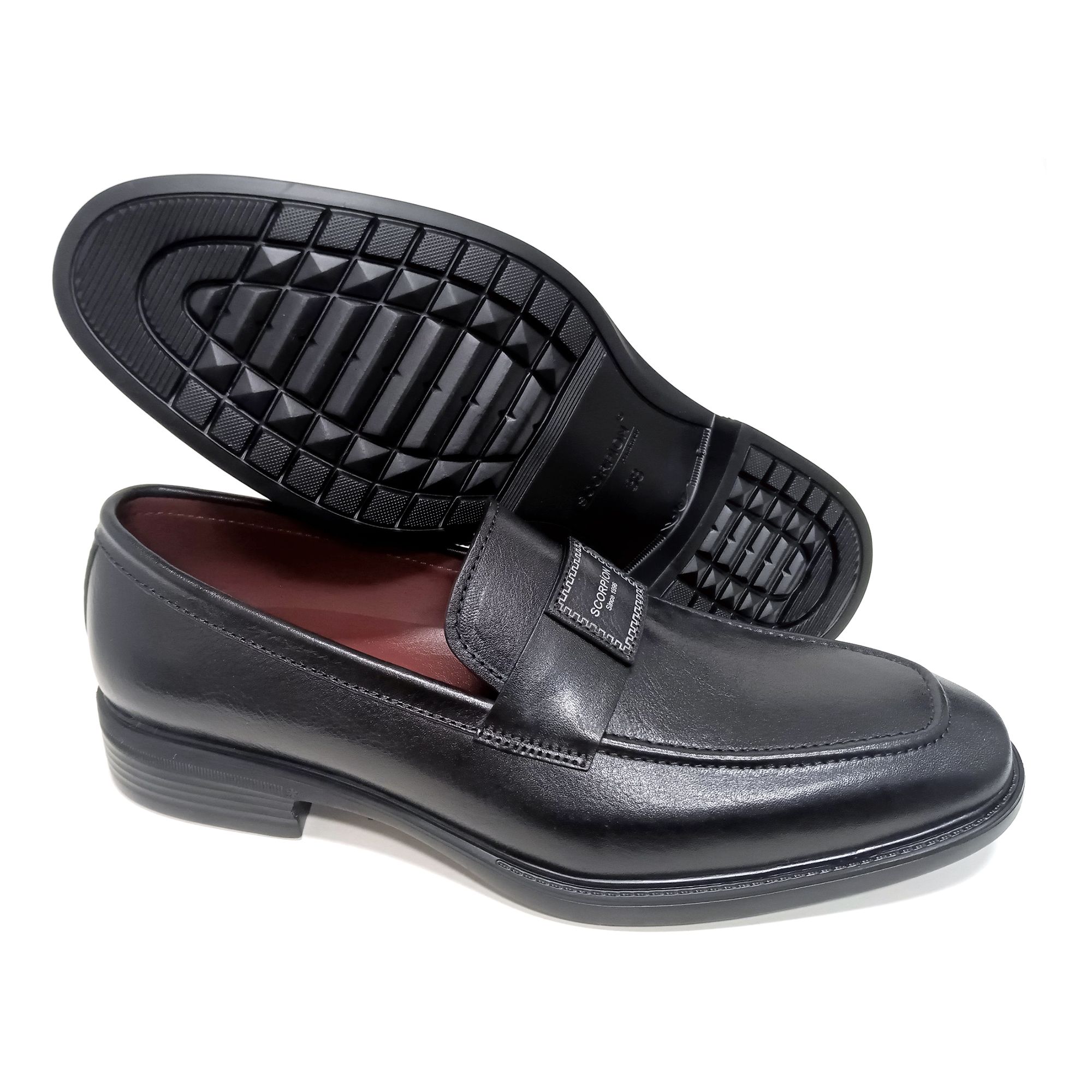 Giày Loafer Nam Đen 28MC.9