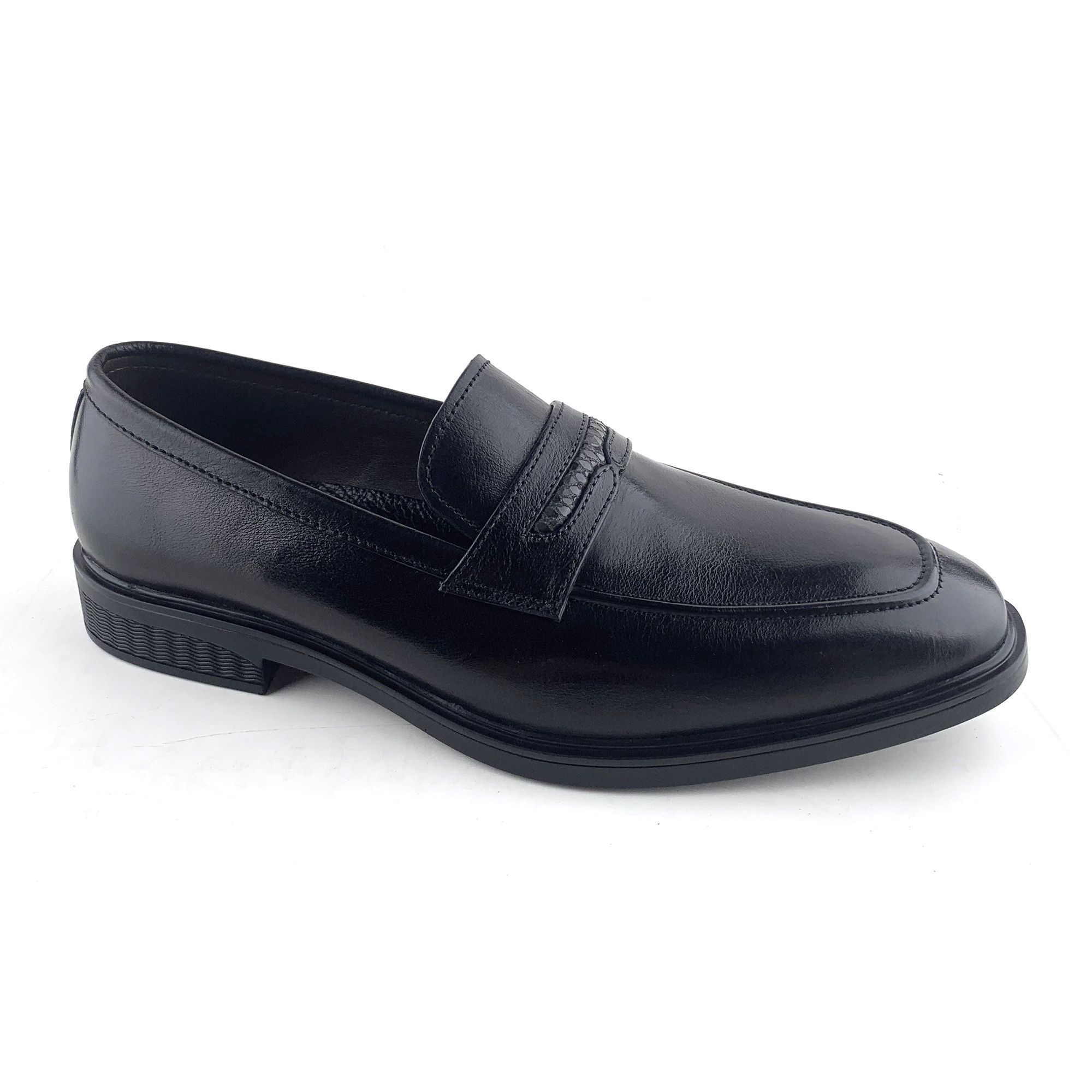 Giày Loafer Nam Đen 28MĐ.20