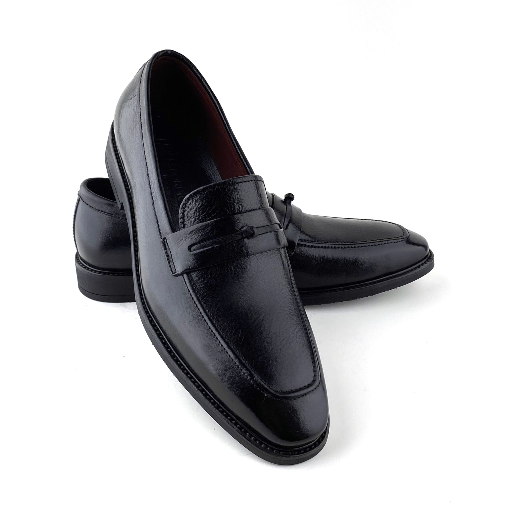 Giày Loafer Nam Đen 28MĐ.24