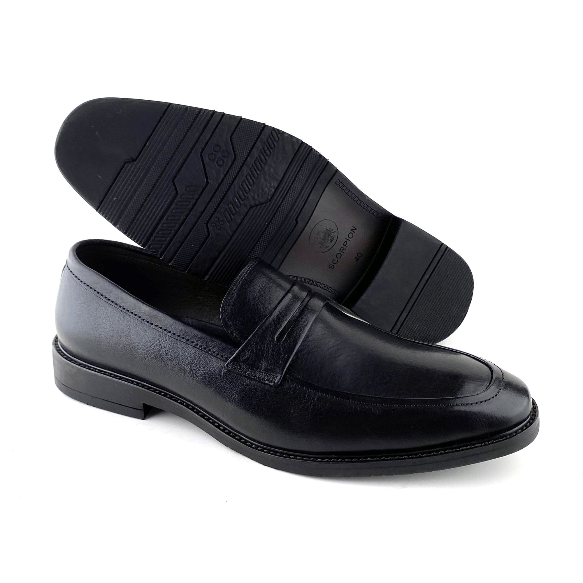 Giày Loafer Nam Đen 28MĐ.26