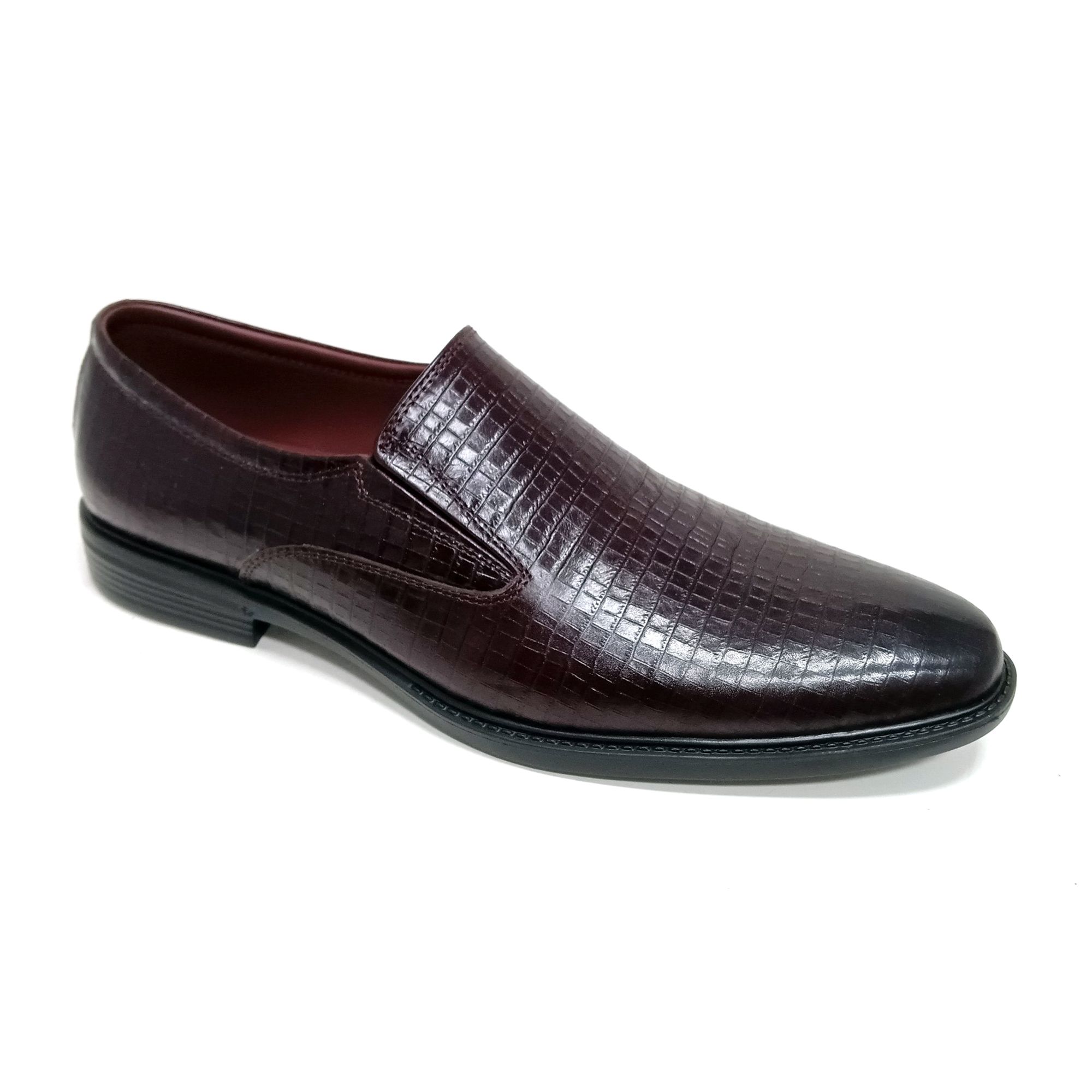 Giày Loafer Nam Đỏ Mận 28ME.21