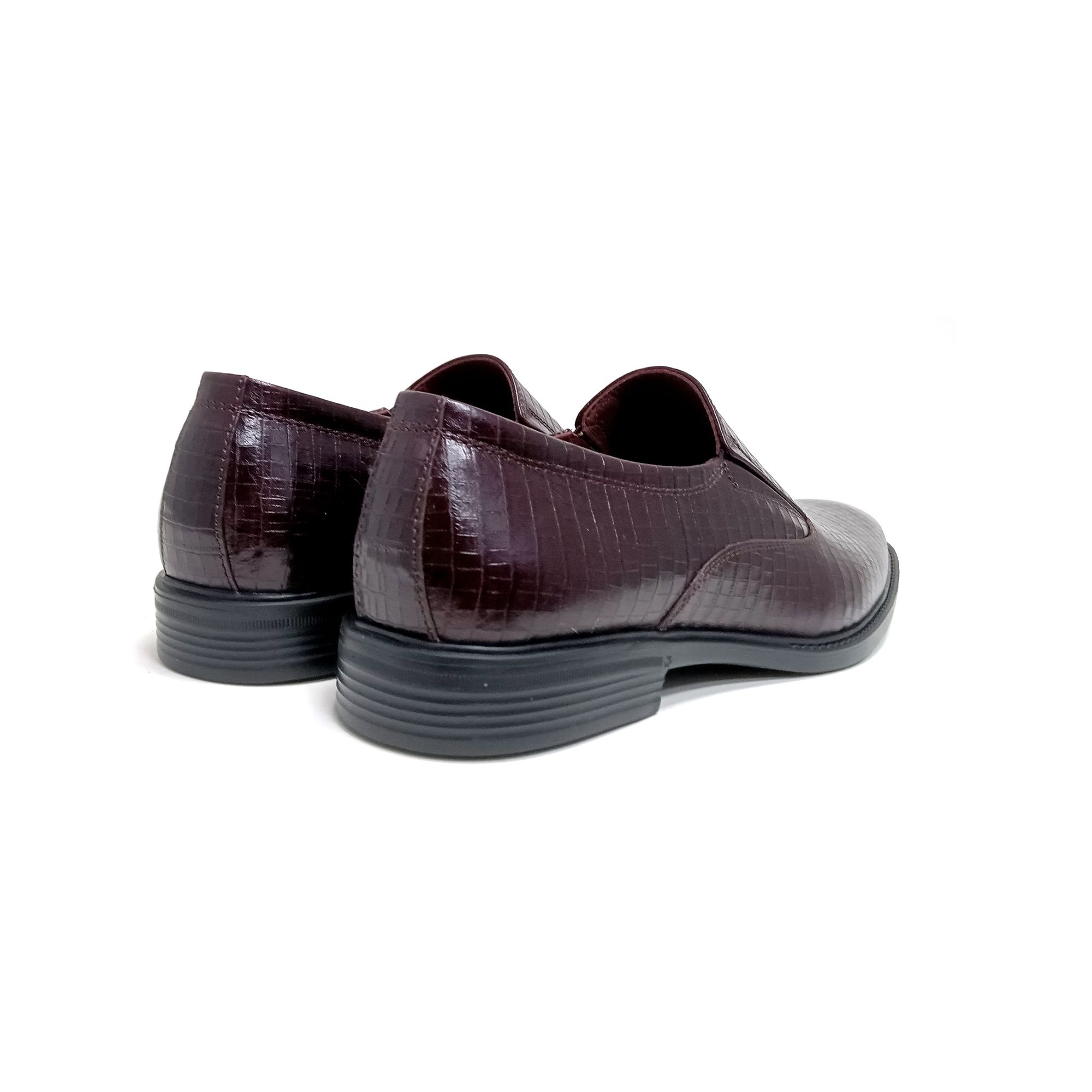 Giày Loafer Nam Đỏ Mận 28ME.21