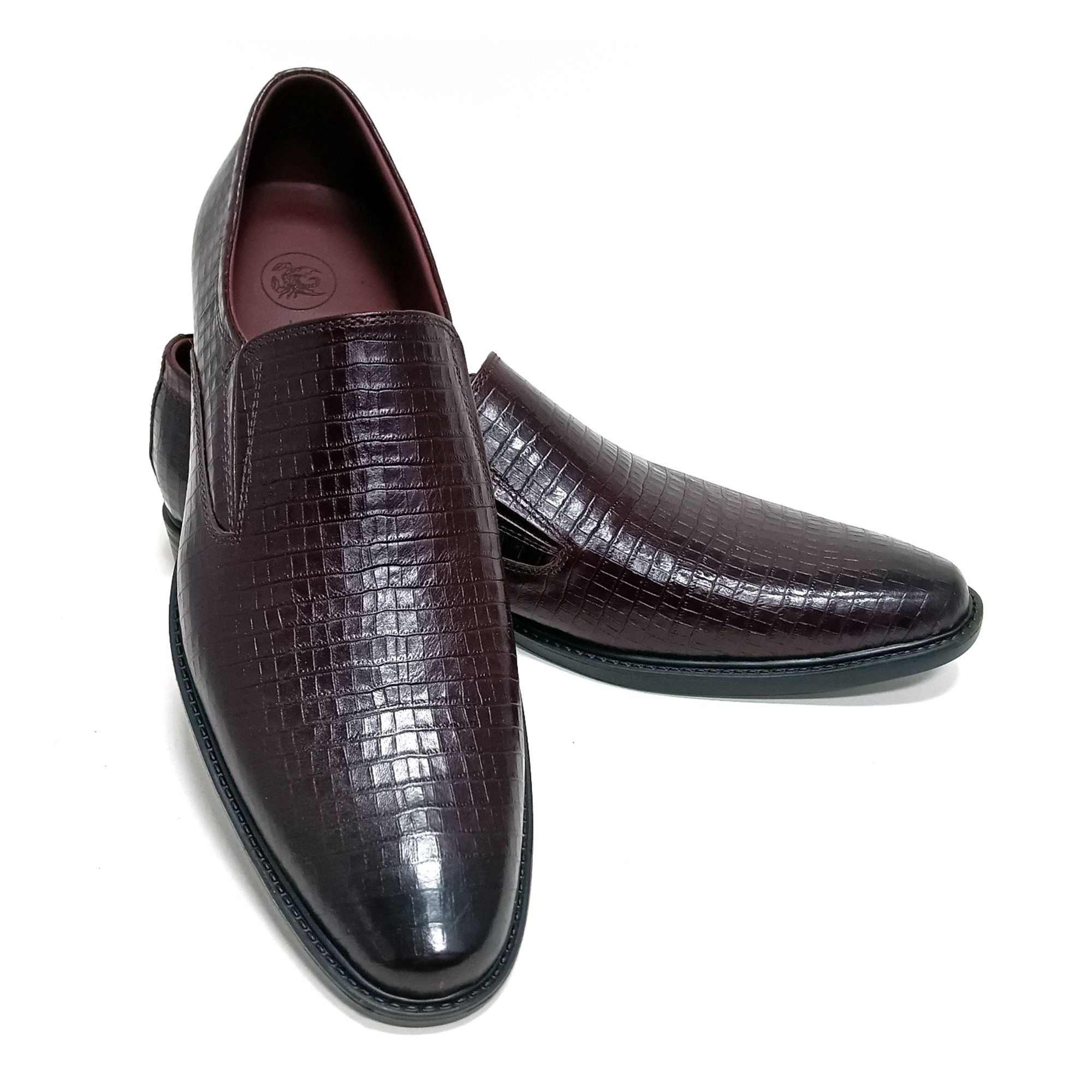 Giày Loafer Nam Đỏ Mận 28ME.21