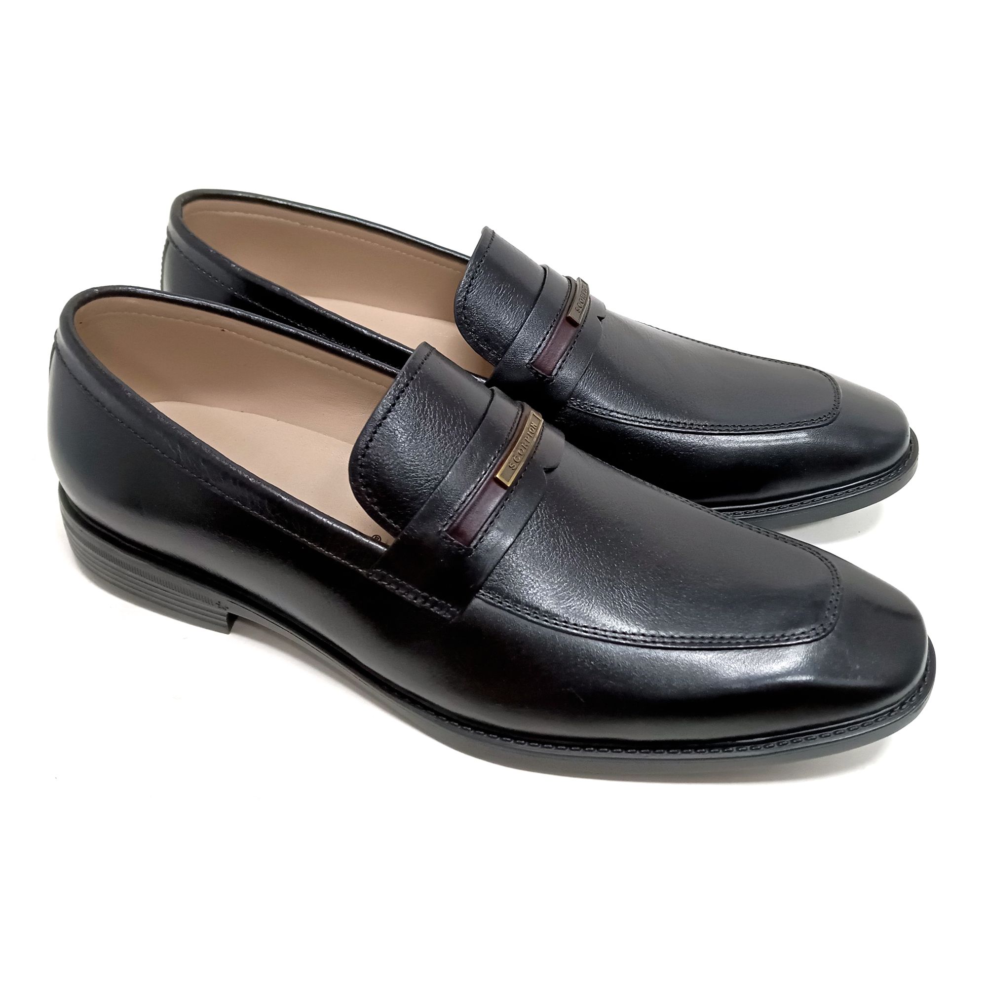 Giày Loafer Nam Đen 28ME.23