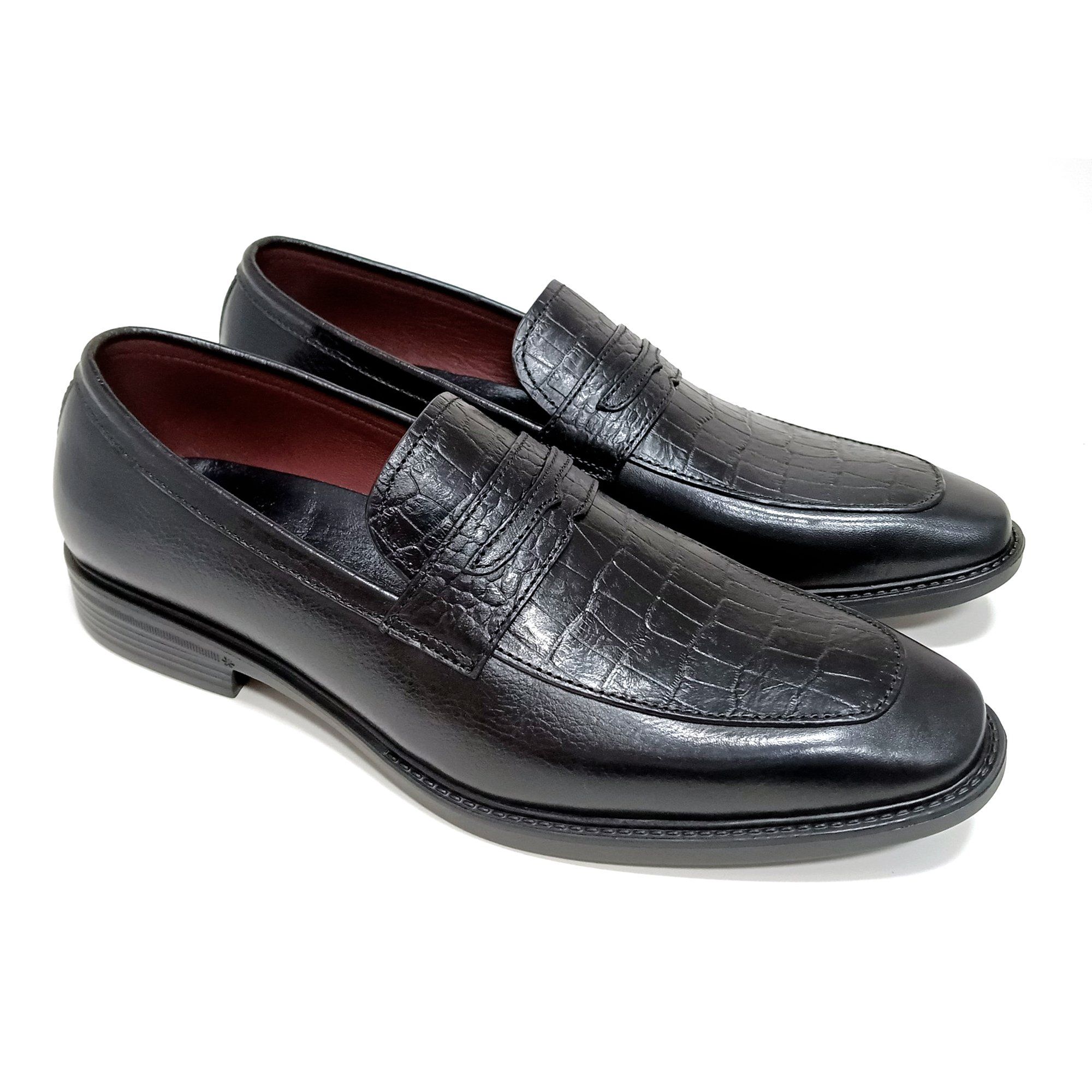 Giày Loafer Nam Đen 28ME.5