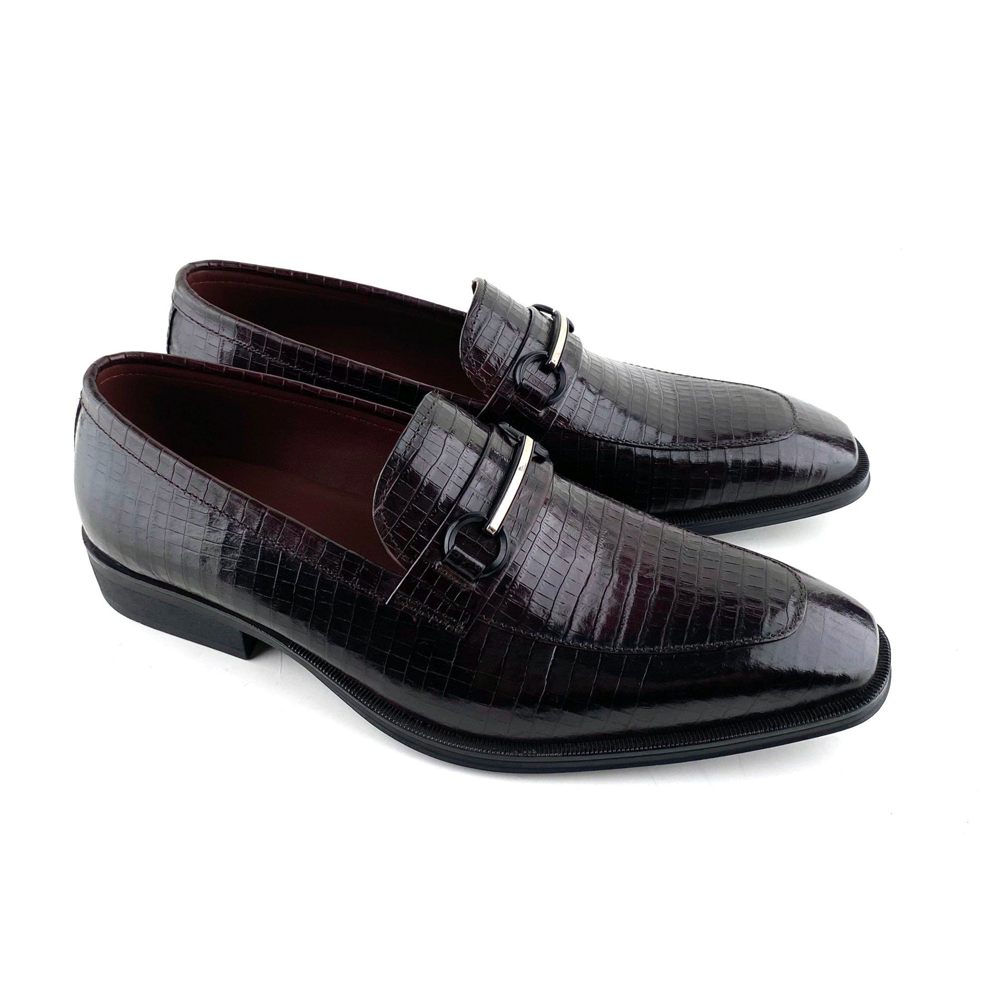 Giày Loafer Nam Đỏ Mận 28MM.22