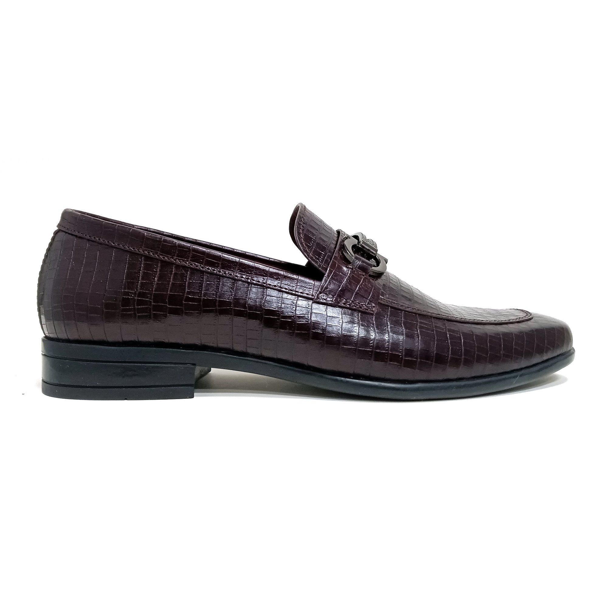 Giày Loafer Nam Đỏ Mận 28T.10