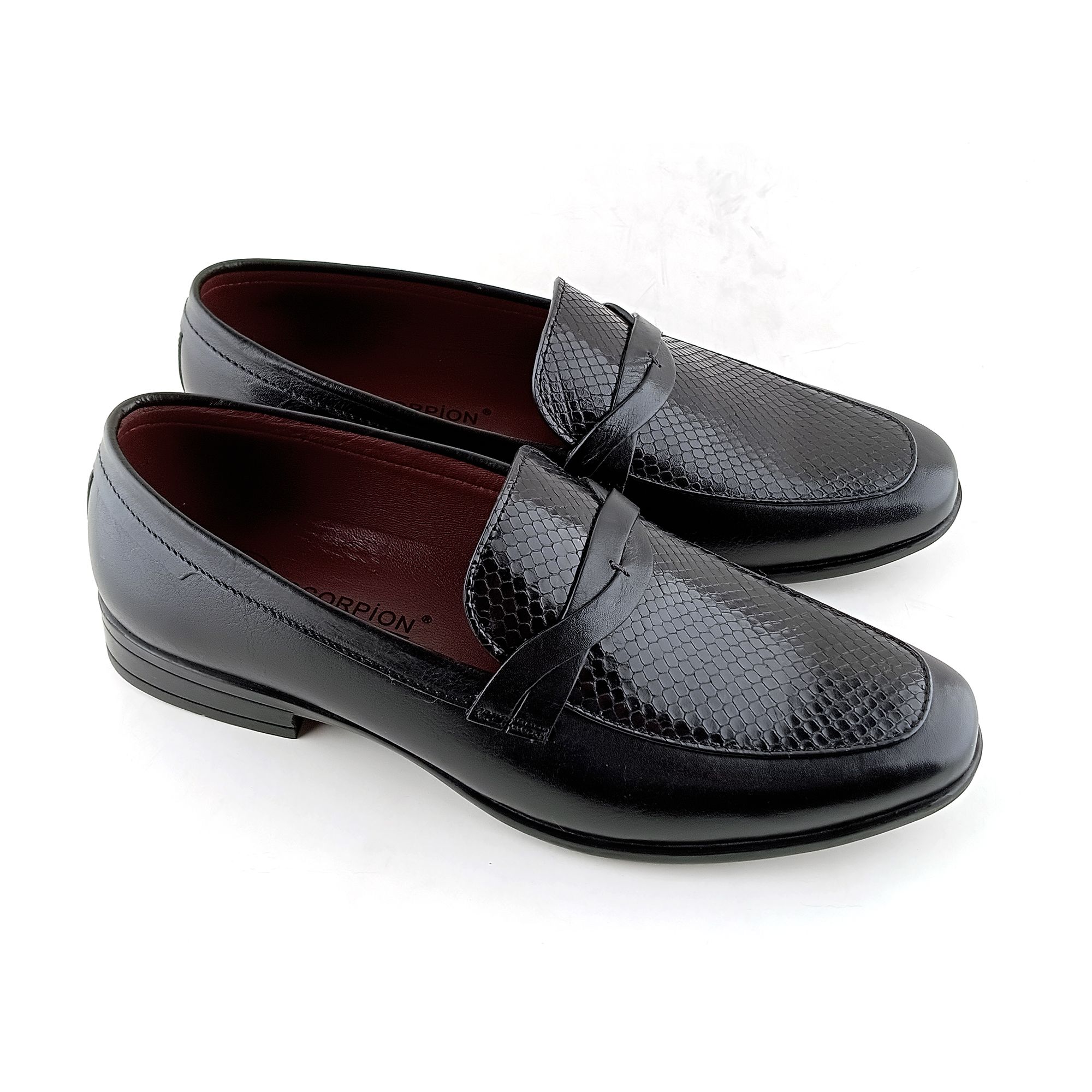 Giày Loafer Nam Đen 28T.3
