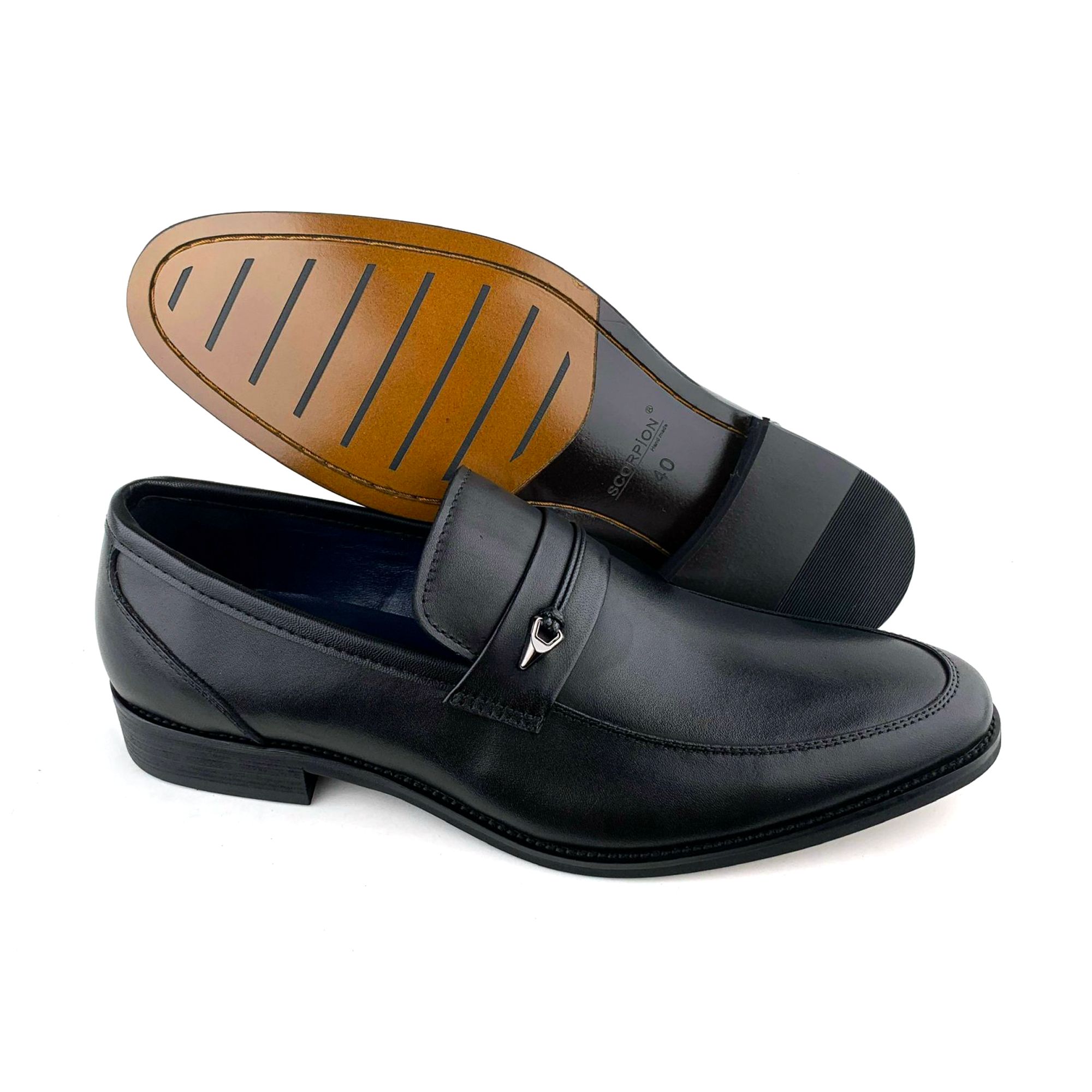Giày Loafer Nam Đen 28VĐ.7