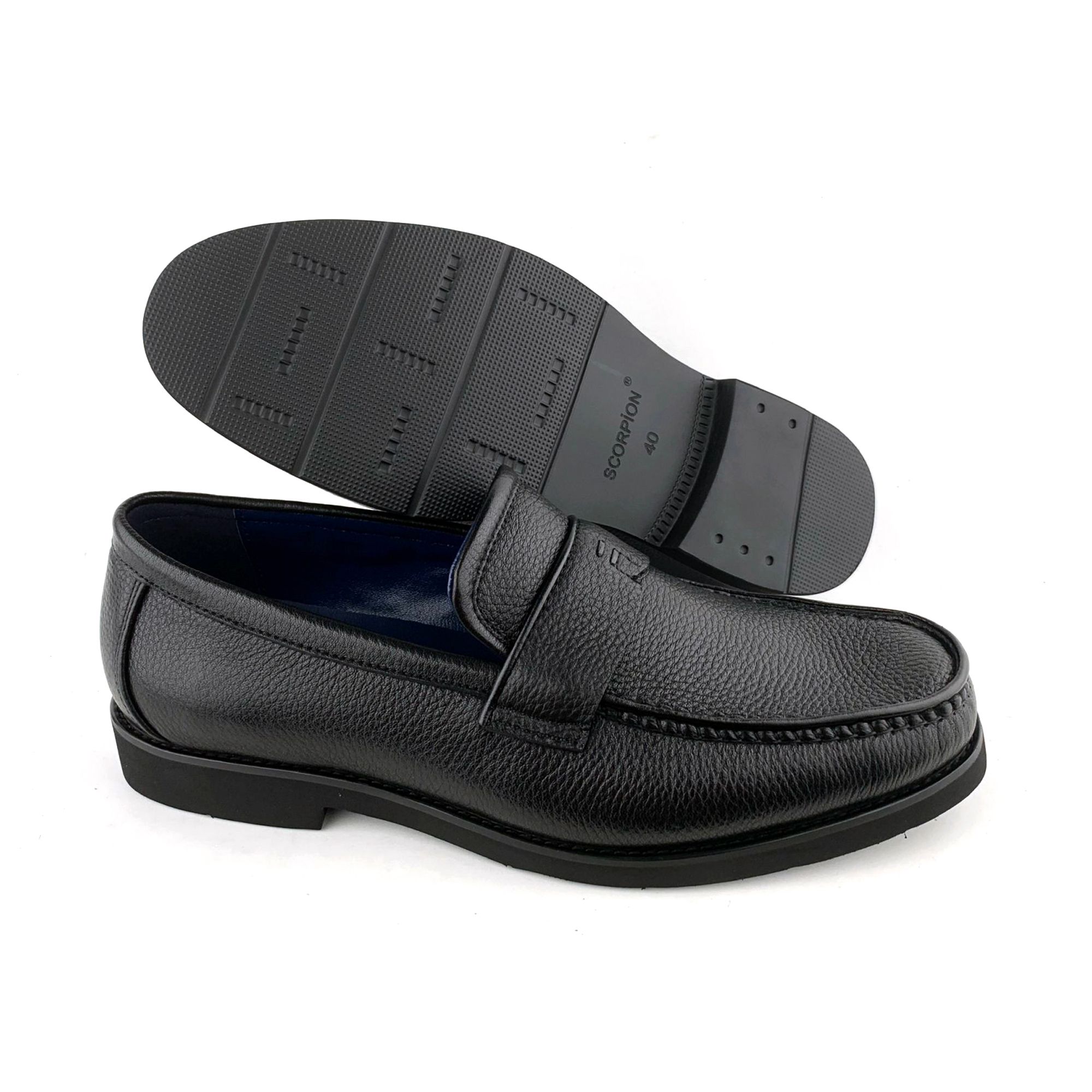 Giày Loafer Nam Đen 28VĐ.8