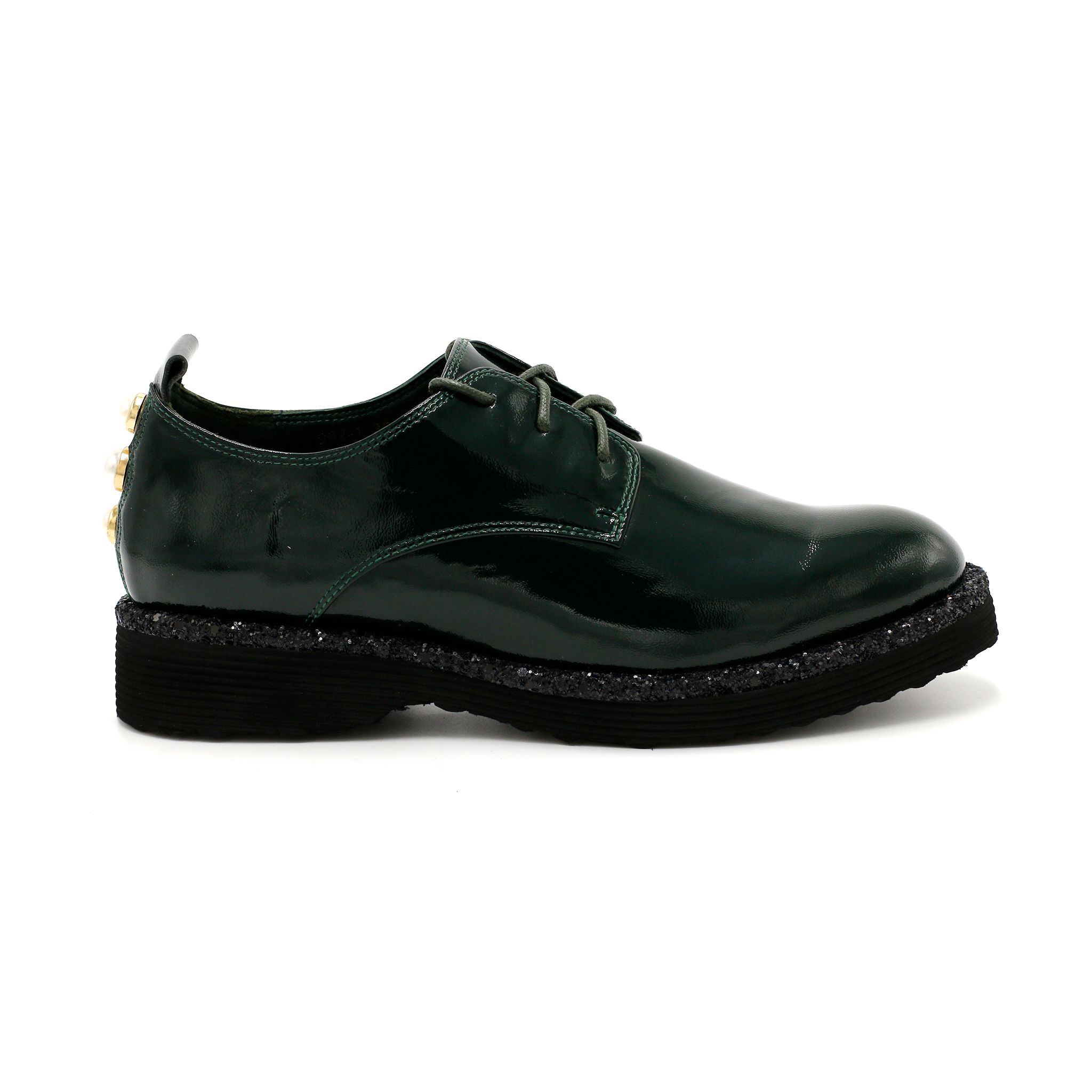 Giày Sneaker Da Nữ Xanh Lá 892.12