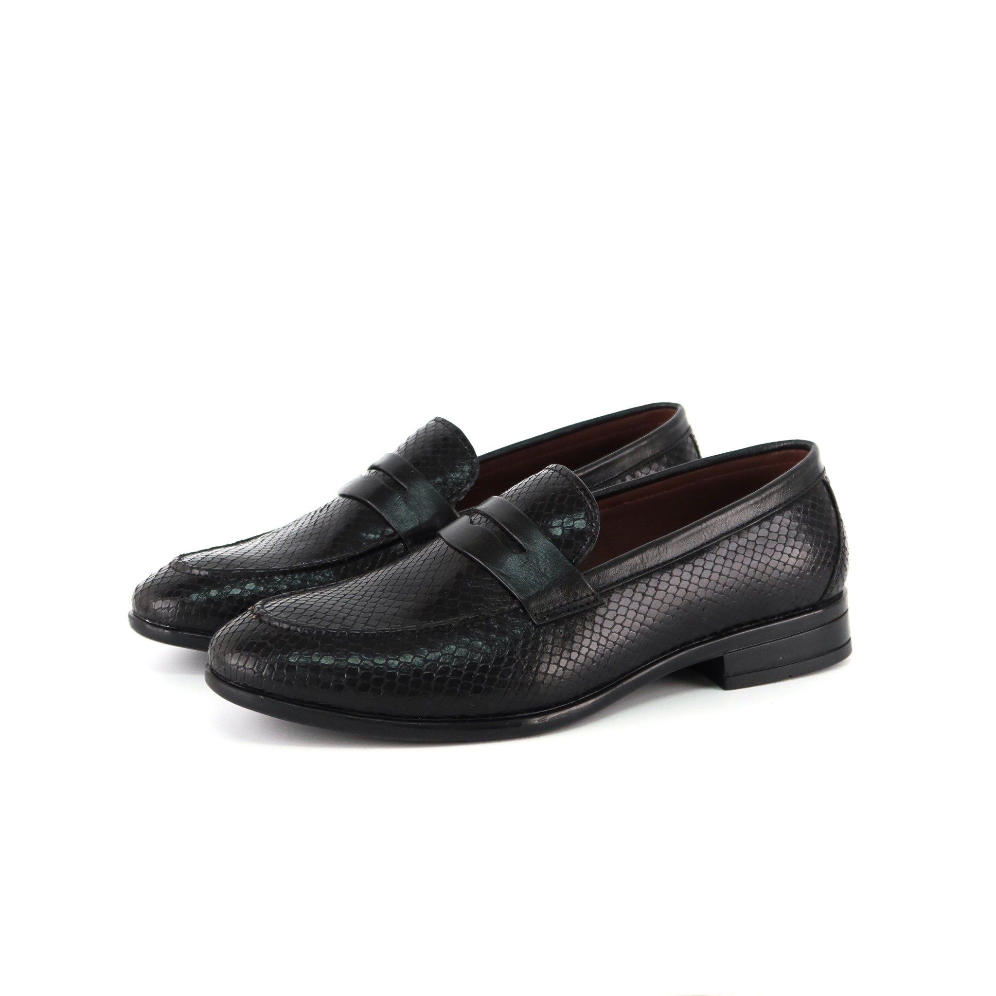 Giày Loafer Nam Đen 28T.6