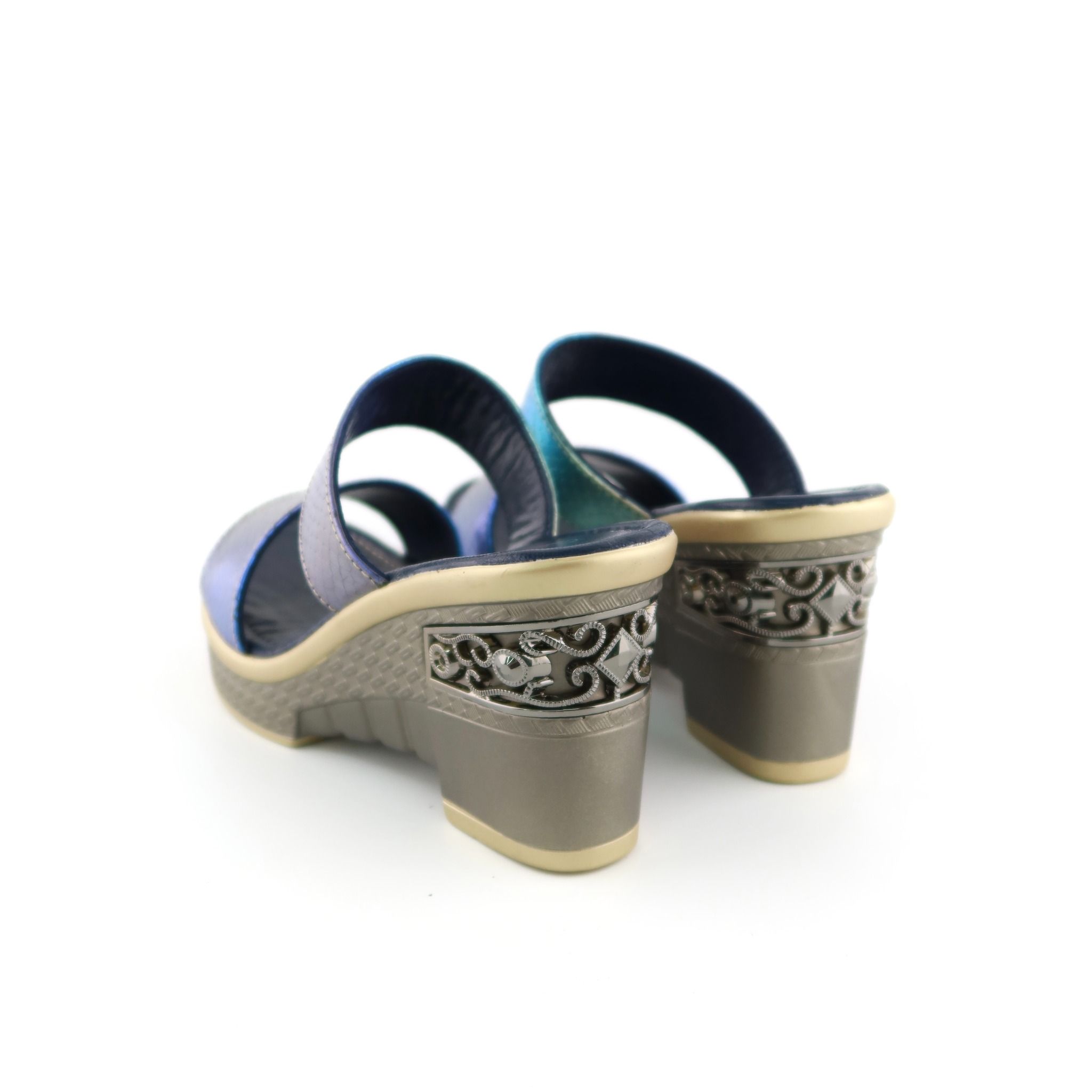 Sandal Da Nữ Cánh Cam Xanh 995.30