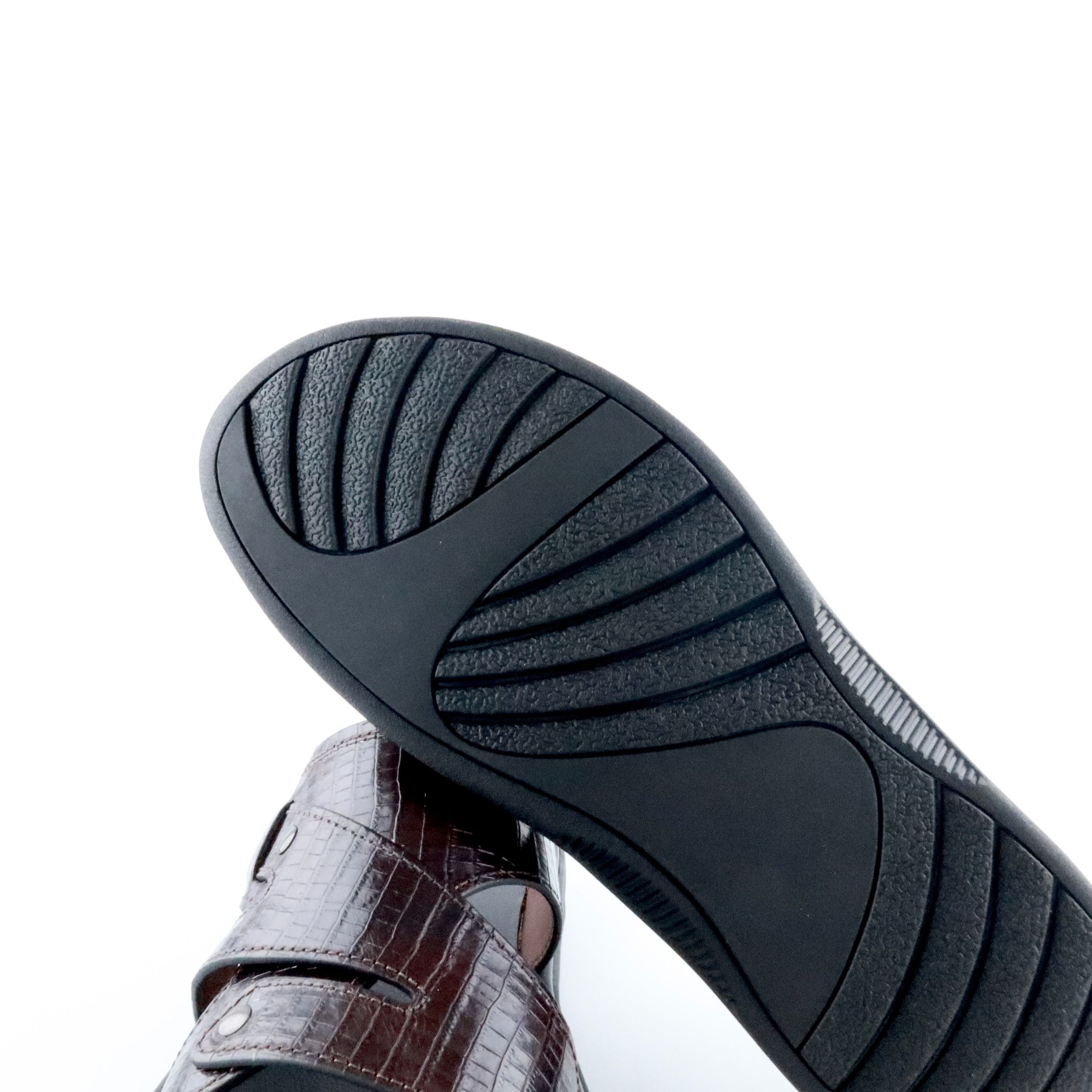 Sandal Nam Da Dập Vân Nâu 33M.7