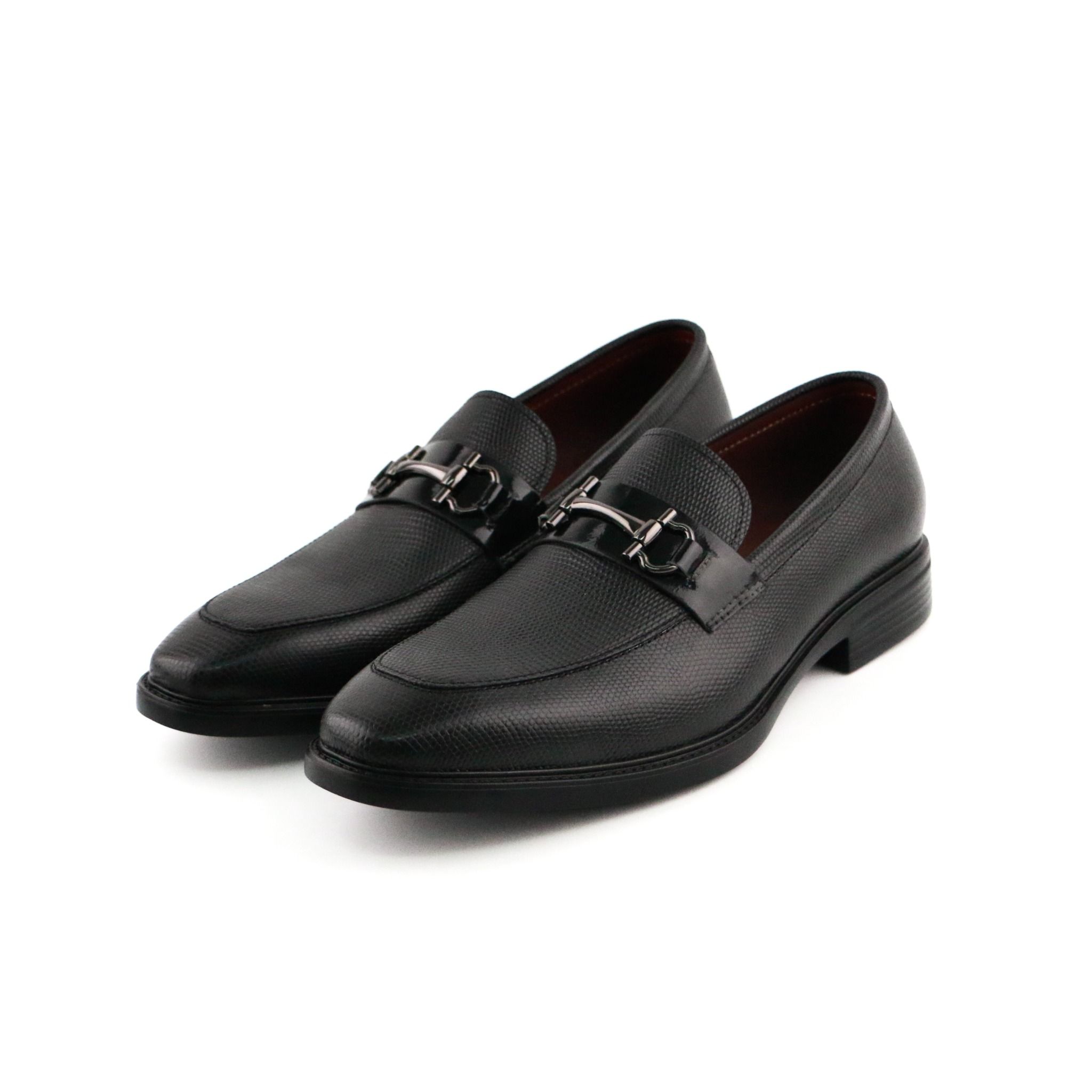 Giày Loafer Nam Đen 28MC.11